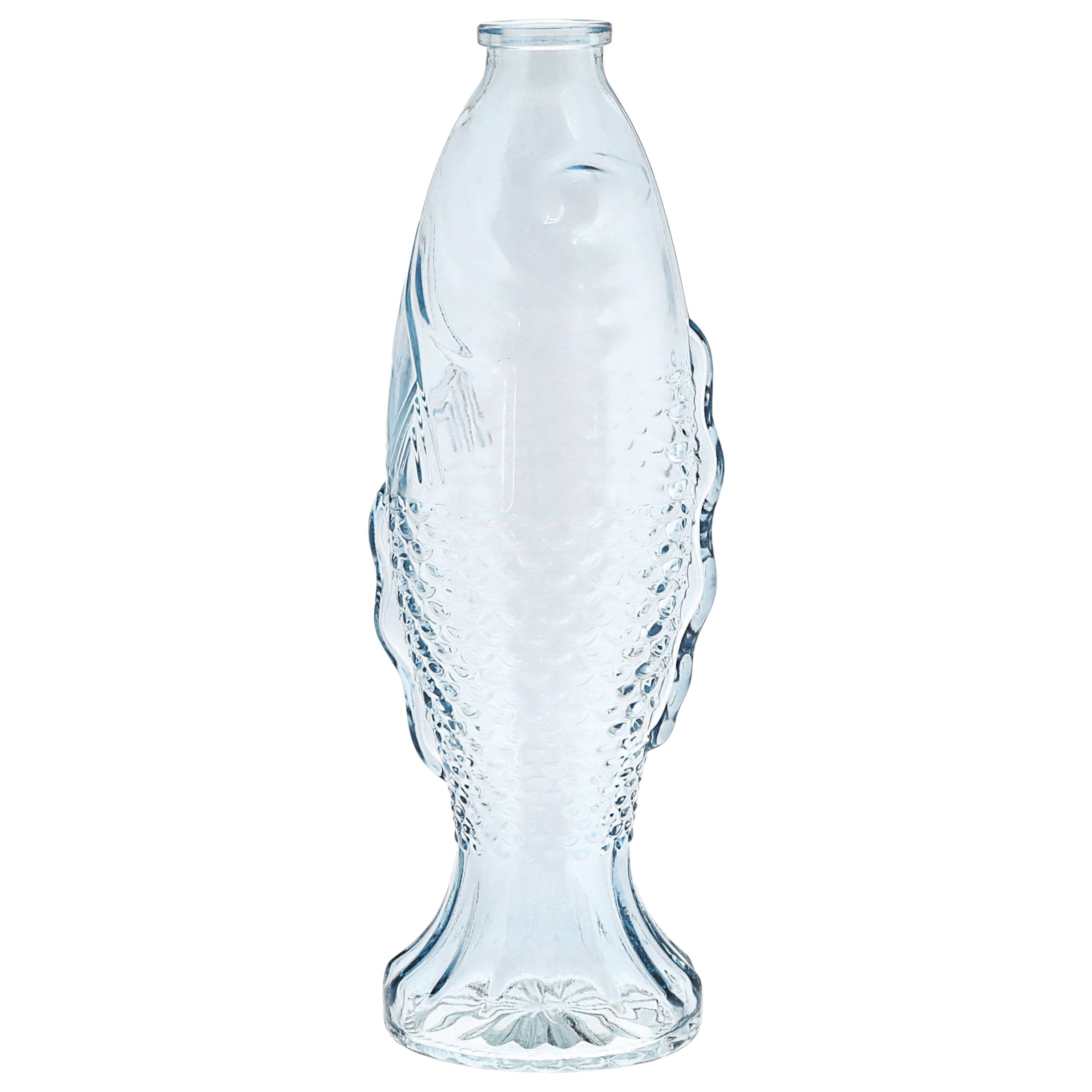 CEPEWA Dekovase Vase Fisch 'CrystalFish' 8,5x26,5cm Glas transparent Blumenvase