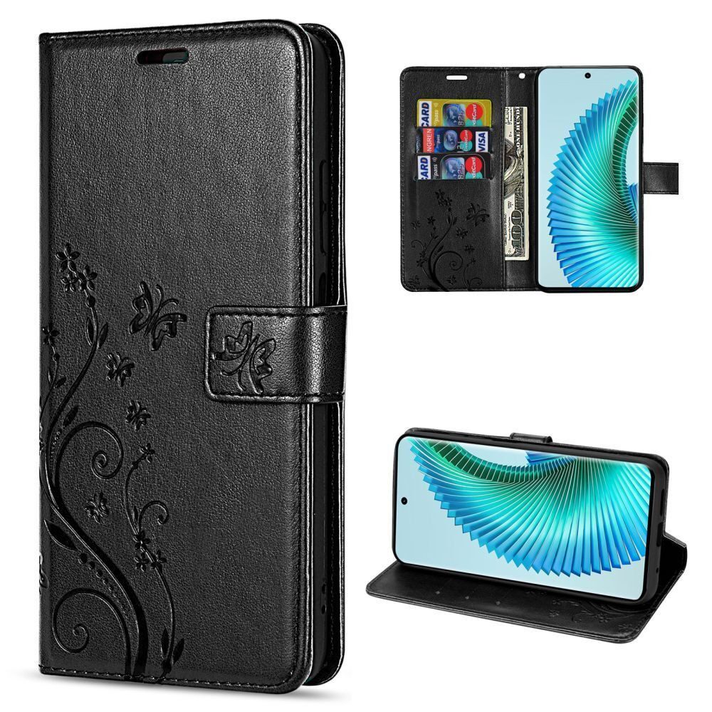 betterfon Handyhülle Handytasche für Honor Magic 6 Lite Klapphülle Klapphülle, Bookstyle-Hülle: Magnetverschluss 3 Kartenfächer & Standfunktion