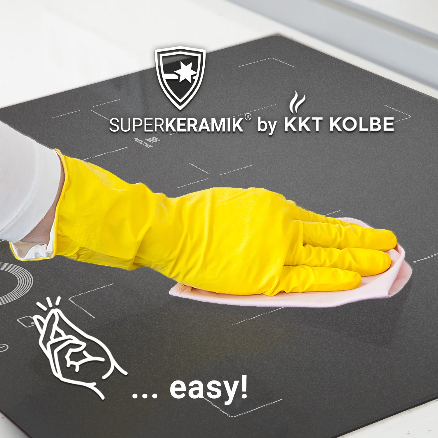 KKT KOLBE Induktions-Kochfeld IH85904FZS, Zonen – Bild 4 von 5