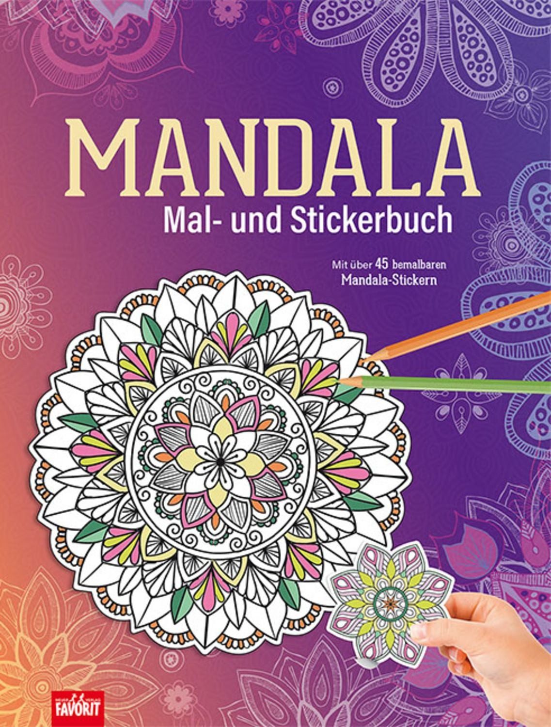 Mandala Mal- und Stickerbuch / diverse