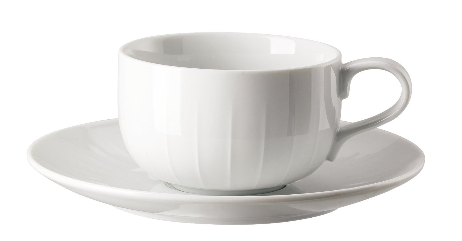 ARZBERG Tasse Joyn Weiss Kombitasse 2tlg, Porzellan