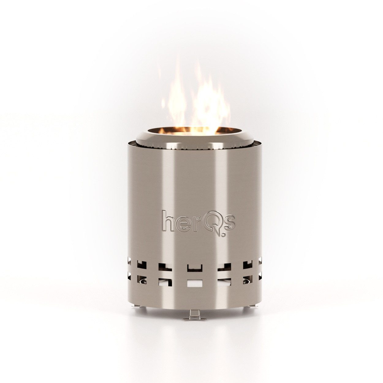 HerQs Feuerstelle Mighty Rauchfreie Feuerschale, 90% weniger Rauch, für 2-4 Personen