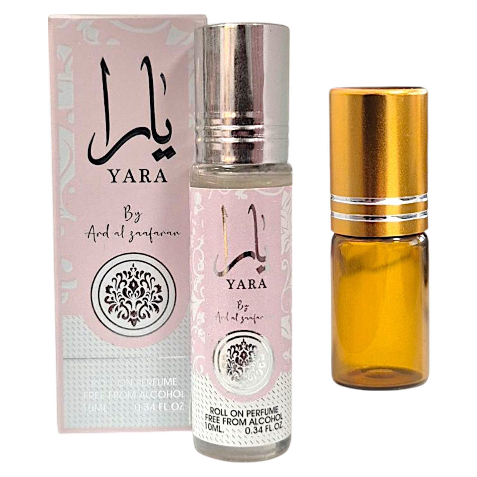 Ard Al Zaafaran Duft-Set Yara Parfümöl Orientalischer Roll-On Duftöl 10ml + Roll-On 1er Pack