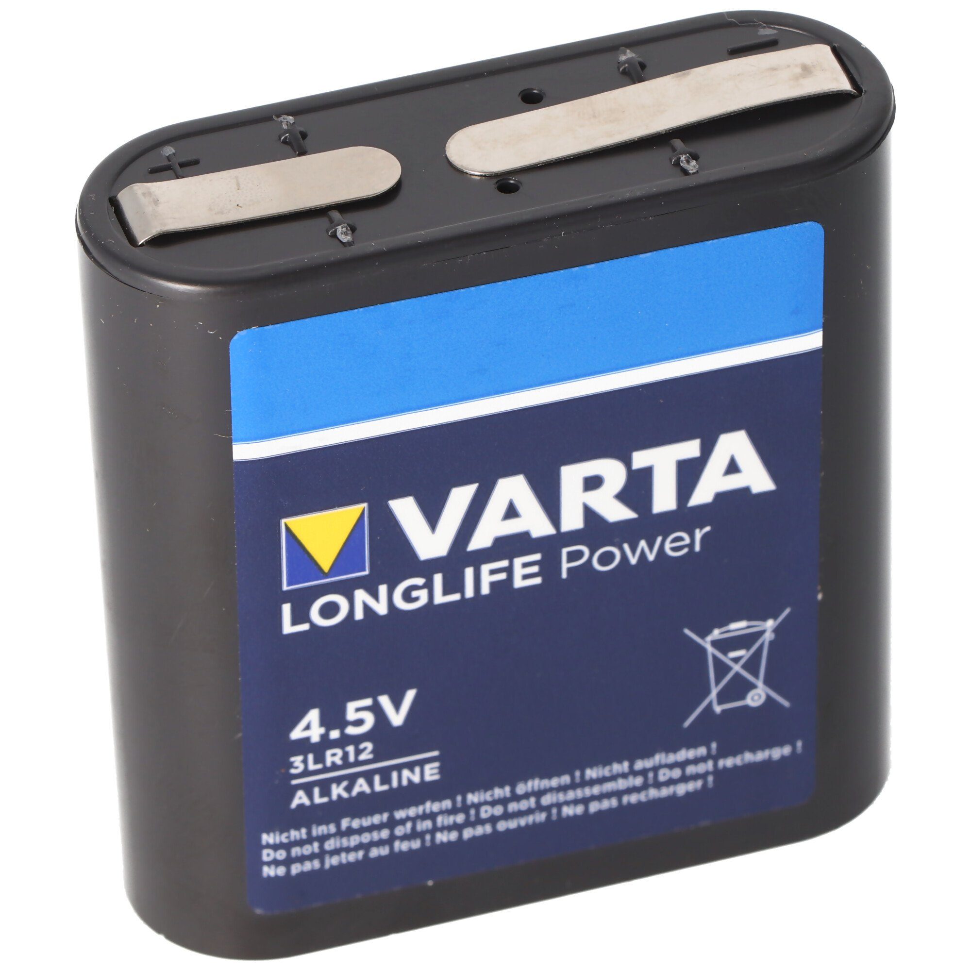 VARTA Varta Longlife Power (ehem. High Energy) 4,5V, MN1203, 3LR12, 3LR12P Batterie, (4,5 V)