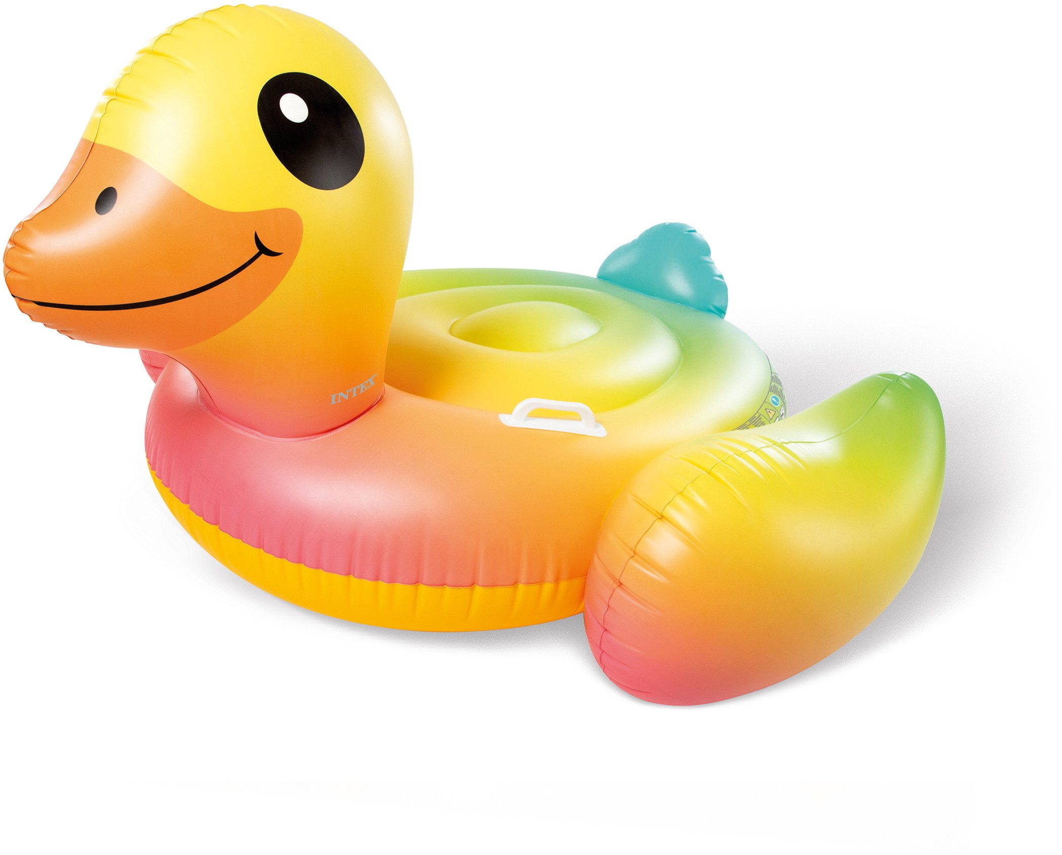 Intex Aufblasbare Schwimmfigur Wasser Spielzeug Baby Duck Ride-On 147x147x81cm ab 3 Jahren 57556NP