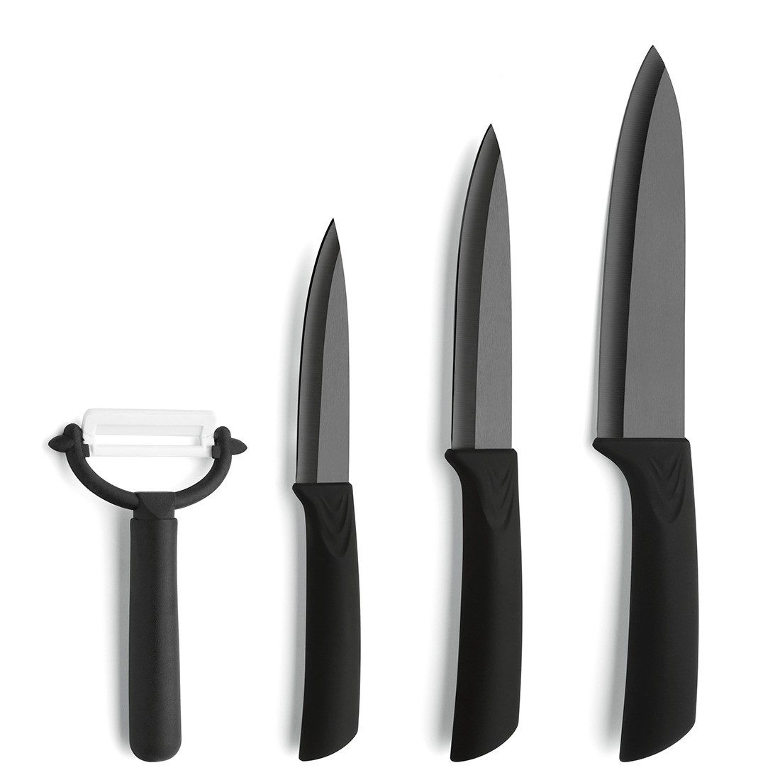 Amefa Messer-Set CERAMIC KNIVES (4-tlg), scharf und langlebig