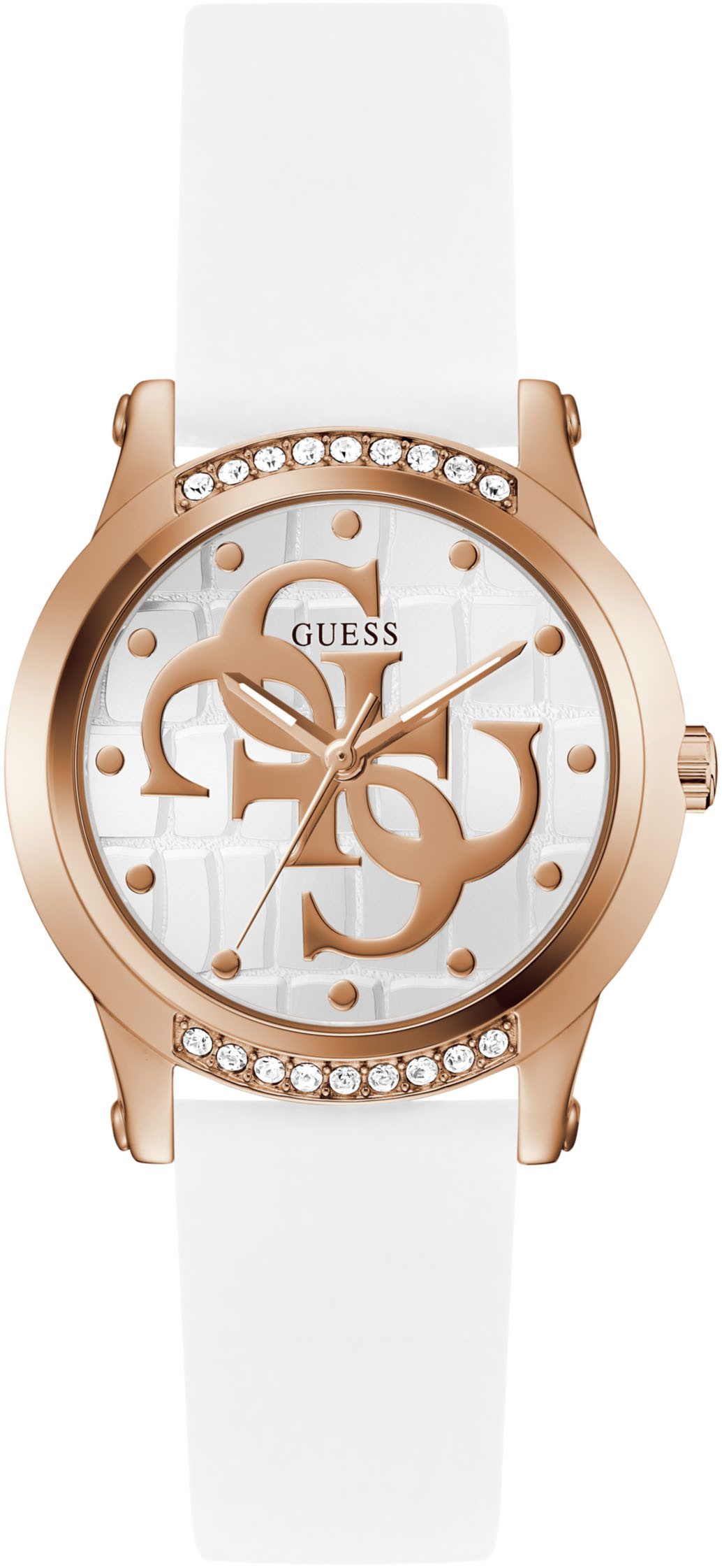 Guess Quarzuhr ANNETTE GW0860L4, Armbanduhr, Damenuhr, Silikonarmband, anal günstig online kaufen