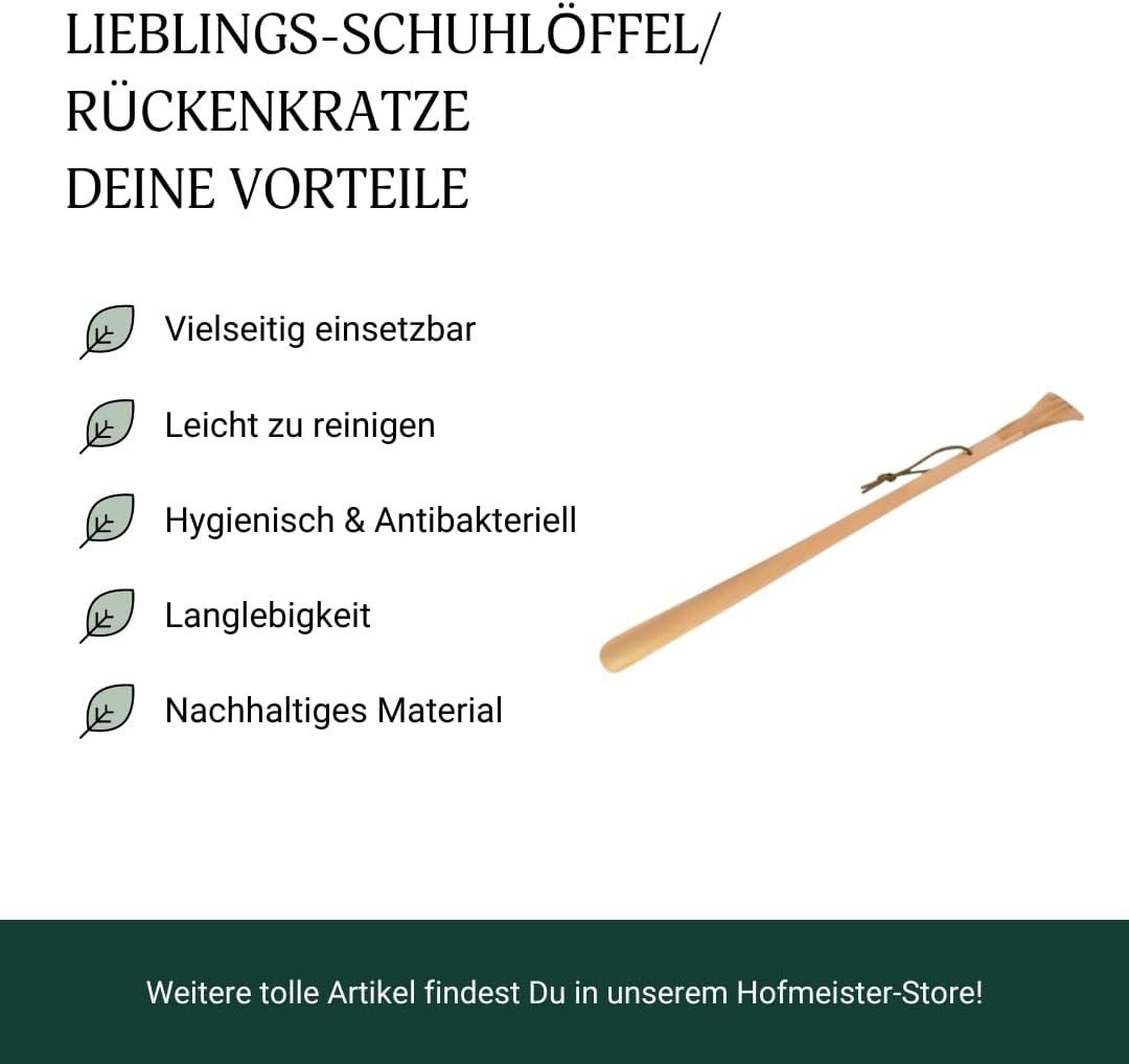 Hofmeister Schuhlöffel Buchenholz 63 cm