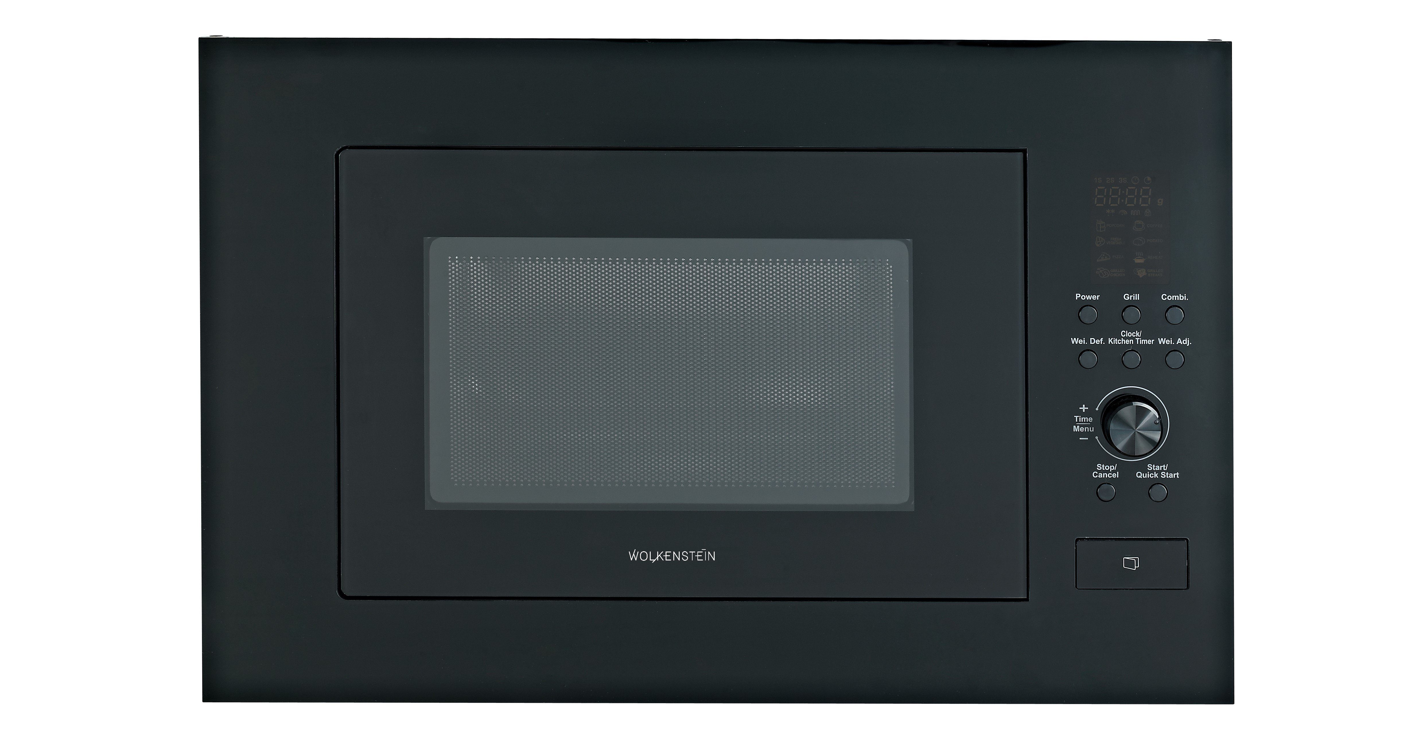 Wolkenstein Mikrowelle, Grill, Auftaufunktion, 25,00 l, digitaler Timer