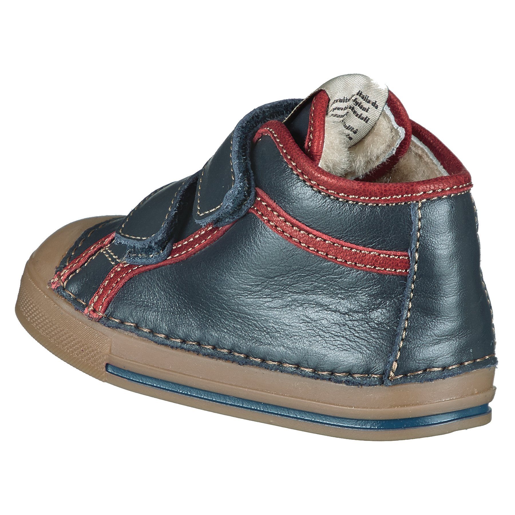 Ocra Ocra 629 Schuhe Winter Lauflernschuhe pflanz. geg. Leder Lammfell Blau Lauflernschuh