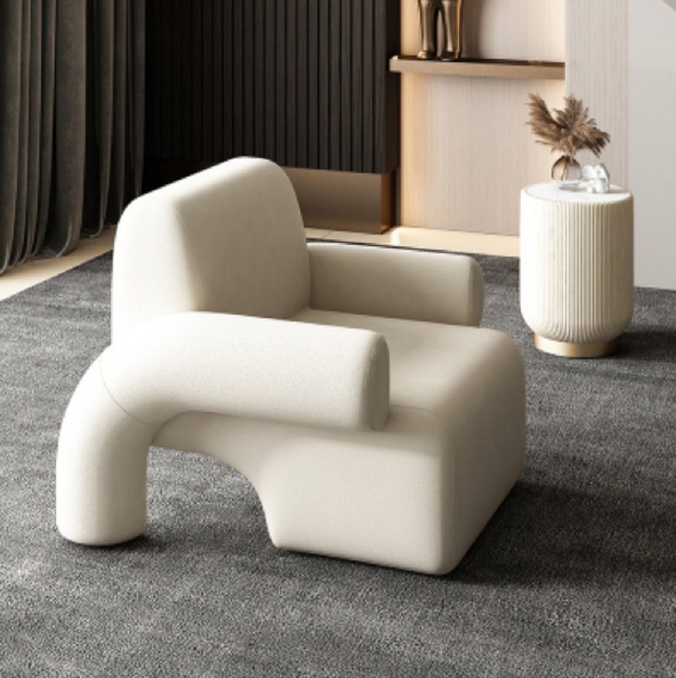 JVmoebel Sessel Weiß Sessel Relax Lounge Club Polster Sitzer Luxus Modern Design (1-St., Nur Sessel), Made in Europe