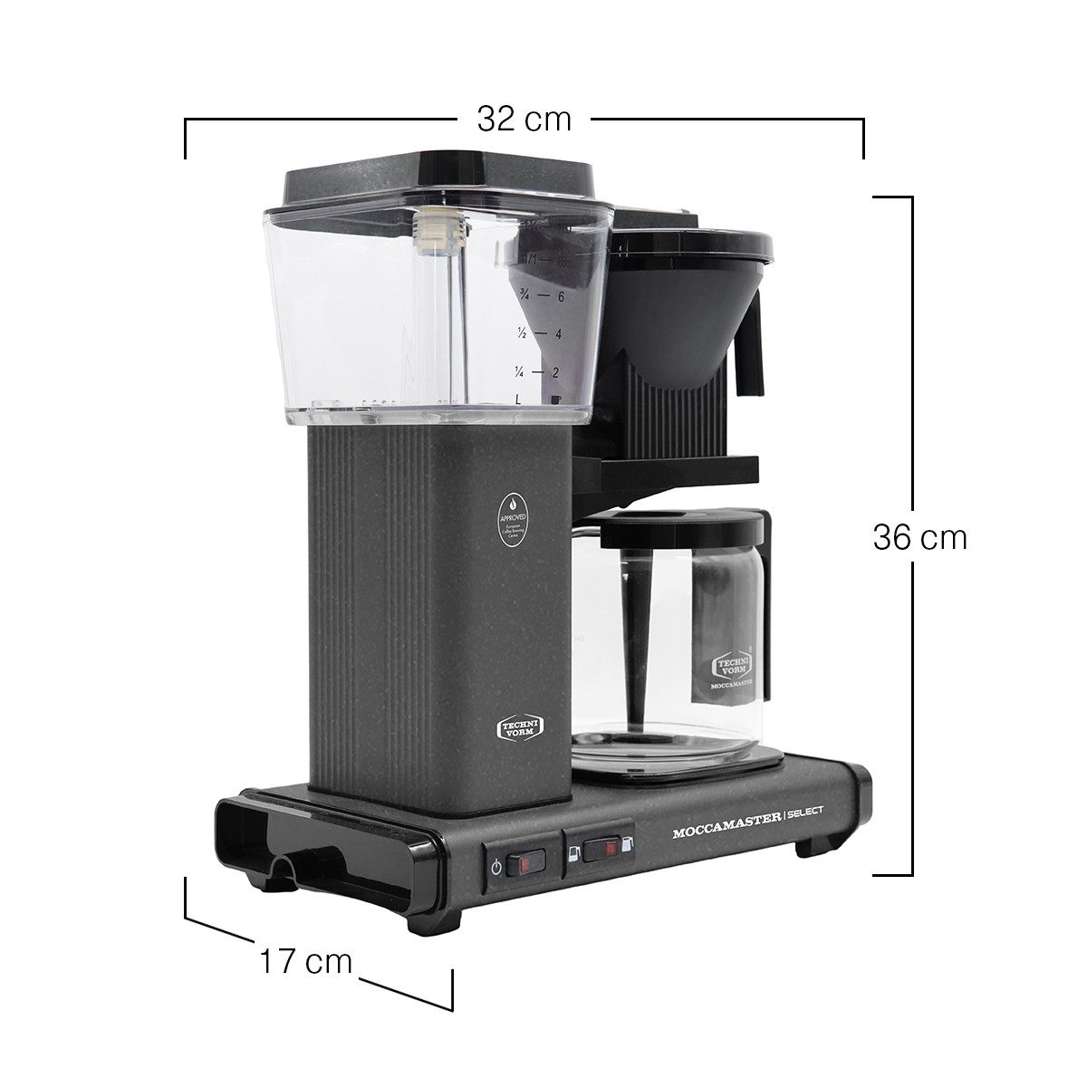 Moccamaster Filterkaffeemaschine, 1.25l Kaffeekanne