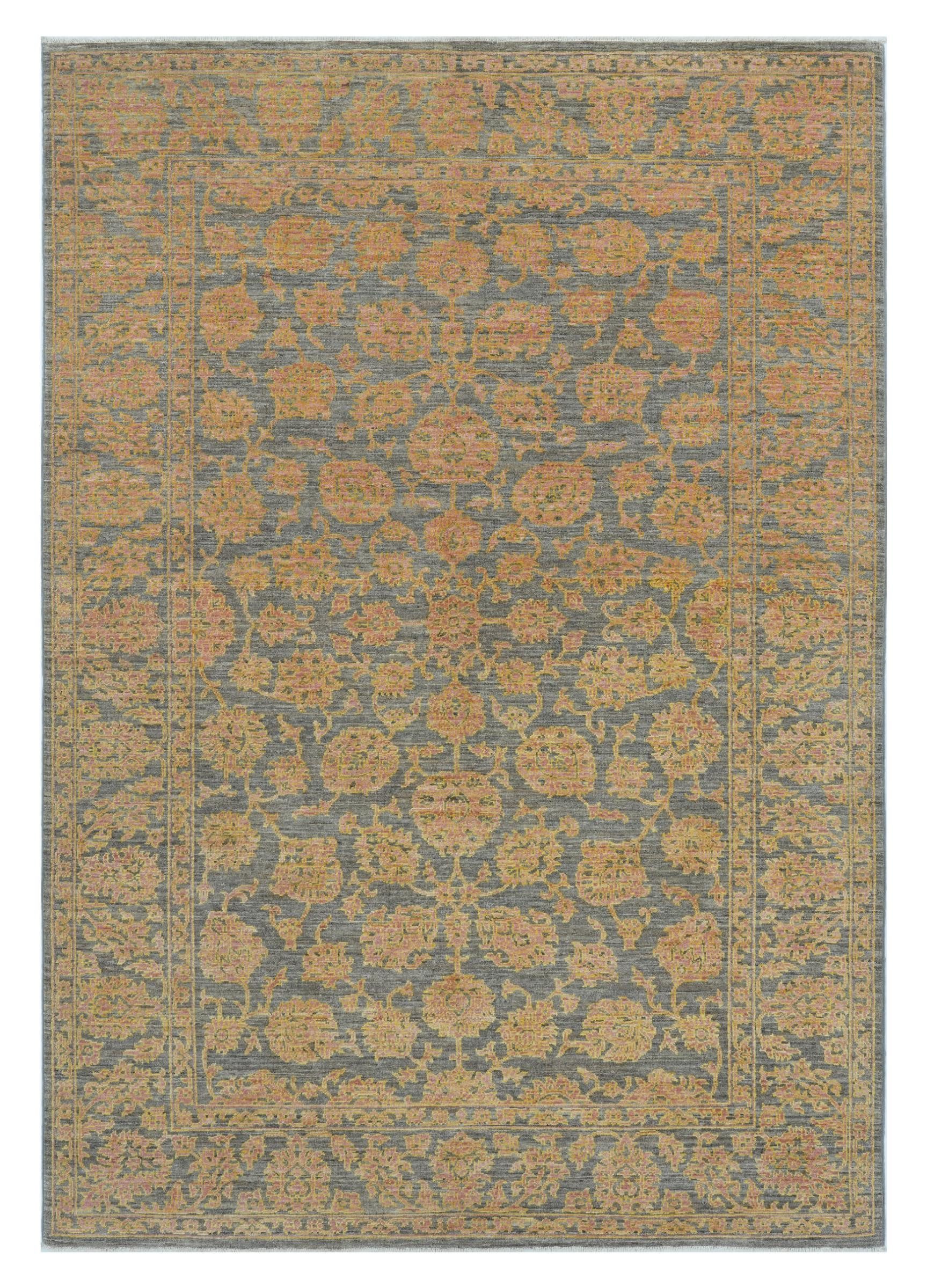Nain Trading Orientteppich Ziegler Farahan 160x240 Handgeknüpfter Orientteppich, rechteckig, Höhe: 6 mm