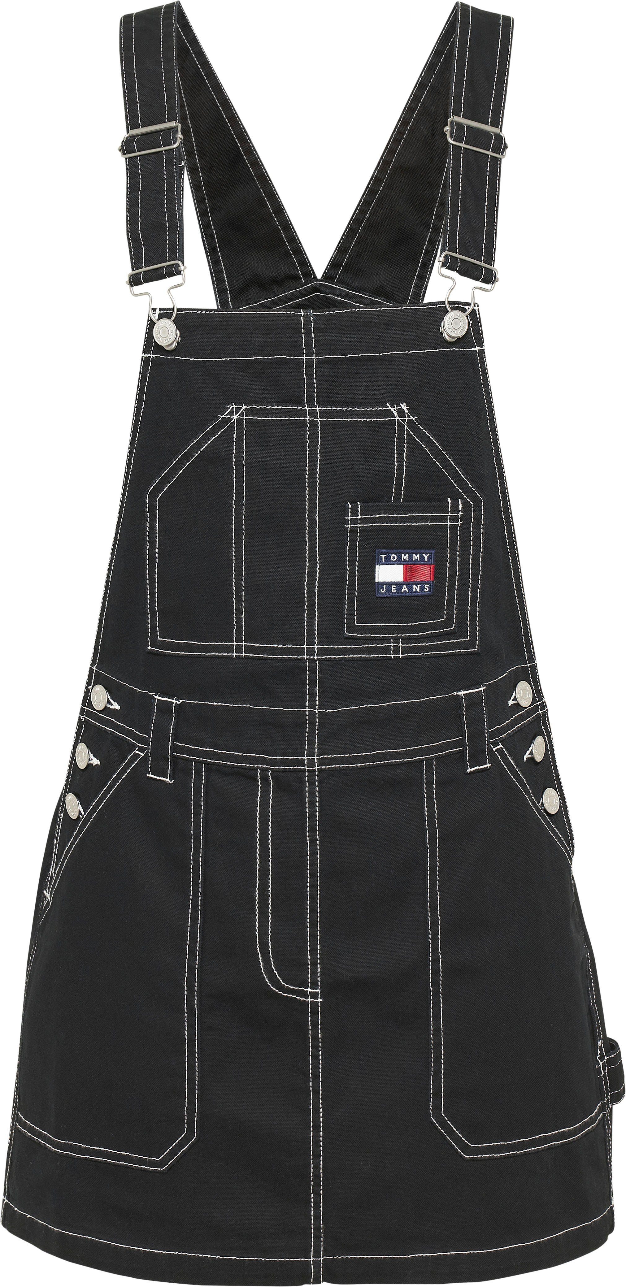 Tommy Jeans Latzkleid »TJW STITCH DUNGAREE DRESS« mit verstellbaren Trägern  & Tommy Jeasn Logo-Badge online kaufen | OTTO