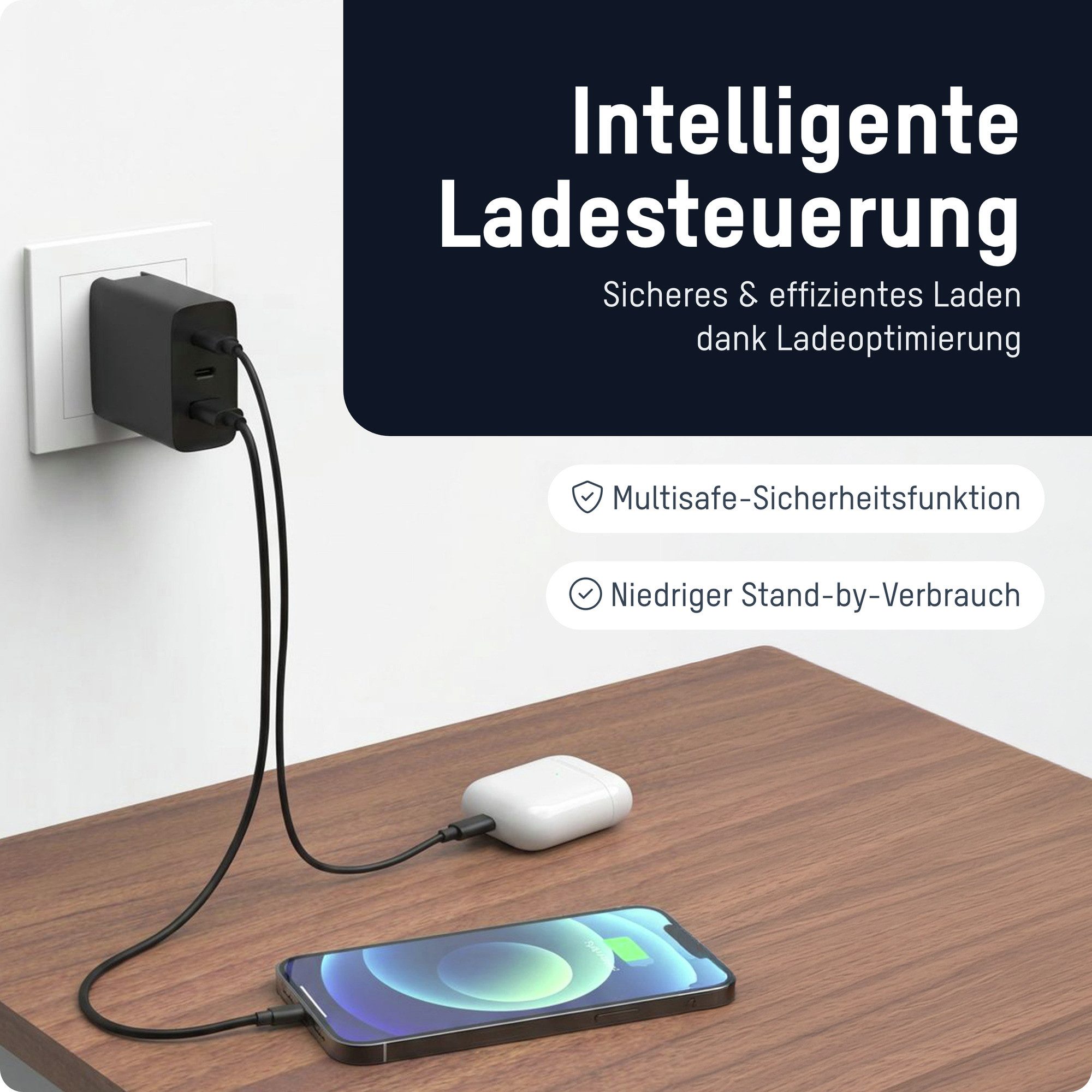 ANSMANN AG Travel Charger 15W – Universal Reiseadapter mit EU/UK/US Steckern USB-Ladegerät
