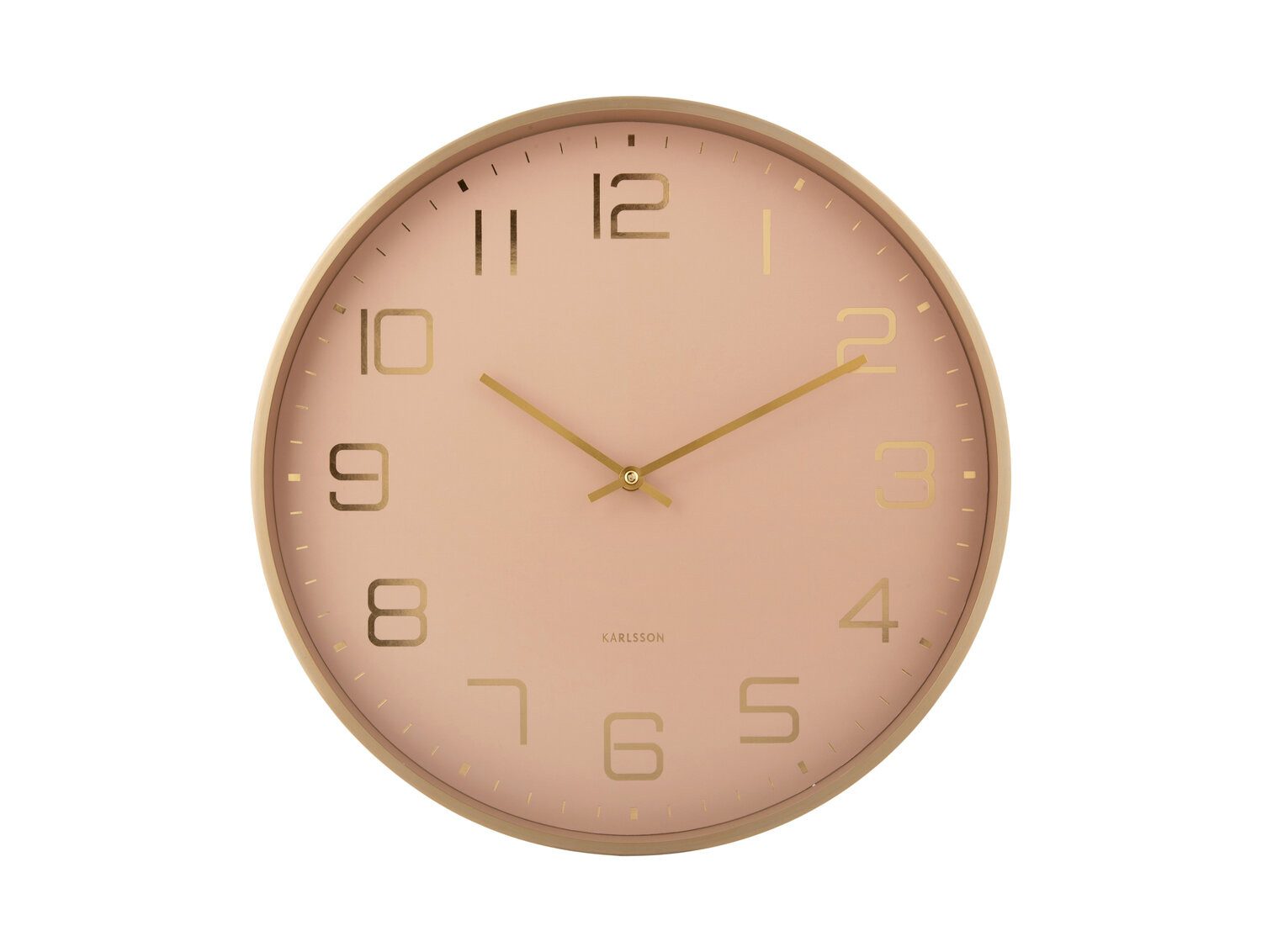Karlsson Wanduhr Wanduhr ELEGANCE GLOW, Ø 40 cm