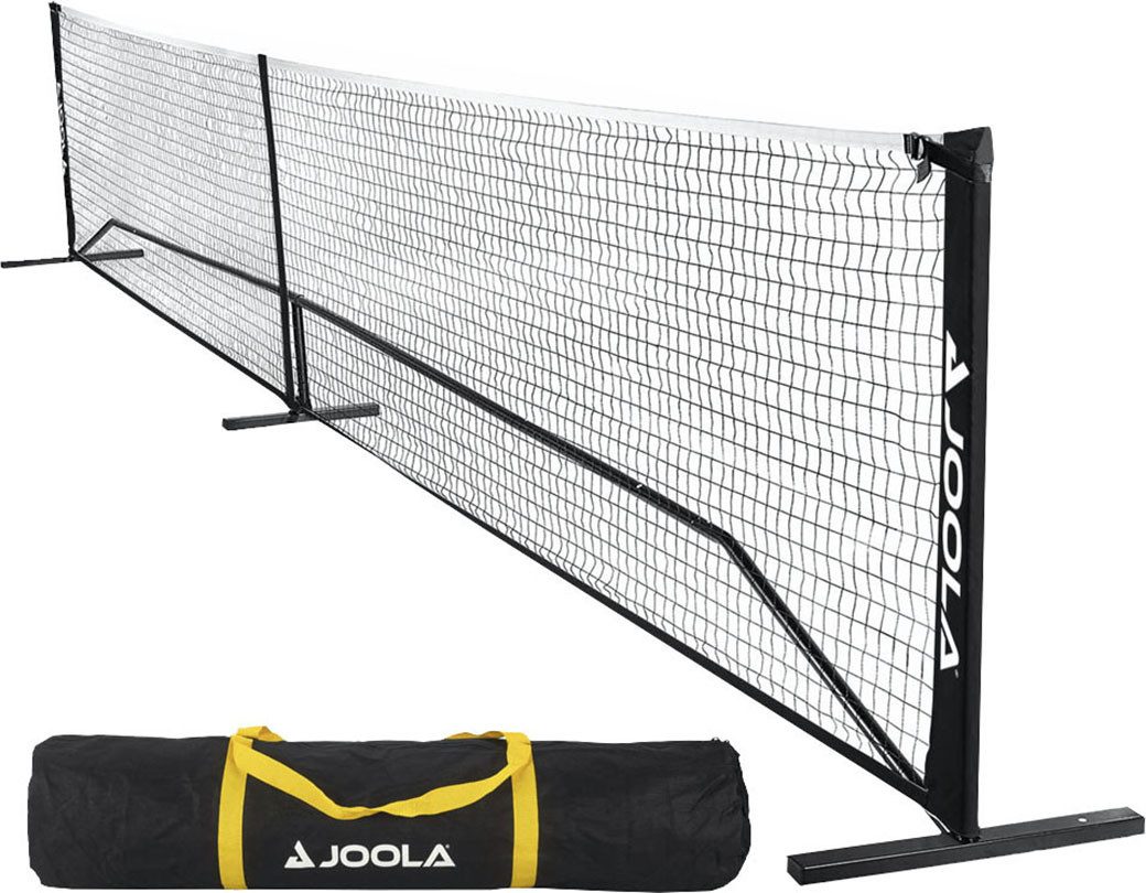 Joola Pickleballnetz Elemental Pickleball Net (Packung, 19-St), mit Stahlrahmen, PPVC-Netz, Out-/ Indoor, inkl. Tragetasche