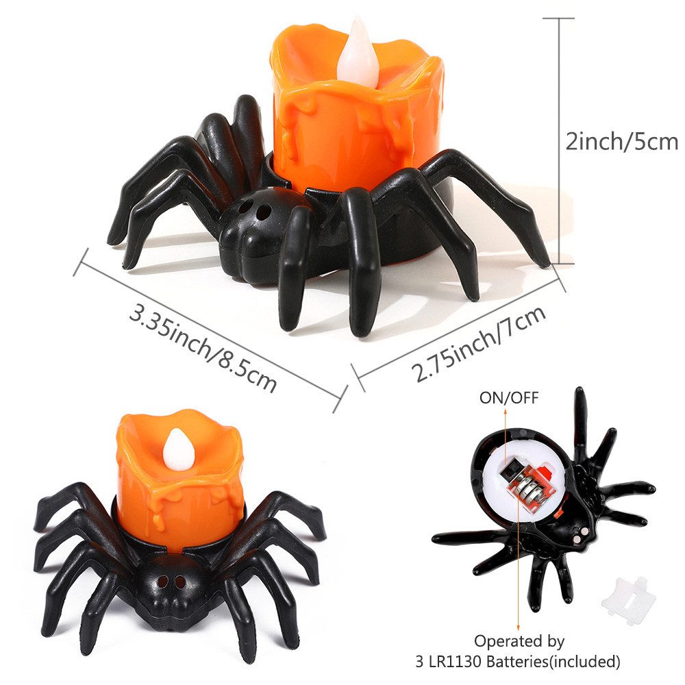 MUPOO LED-Kerze Halloween Nachtlicht Kerzenlicht,Kerze Lampe,Battery günstig online kaufen