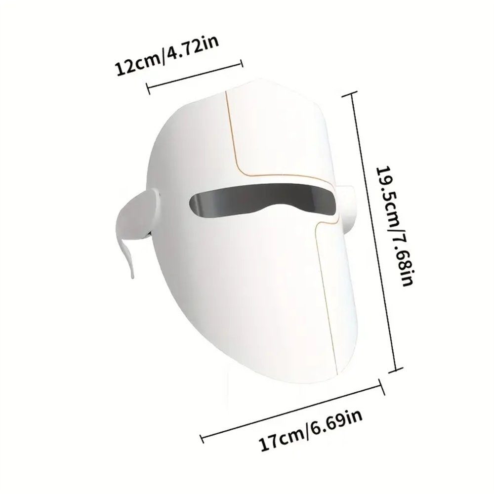 TUABUR Gesichtsmasken-Set LED Gesichtsmaske: Akne-Photonenlichttherapie