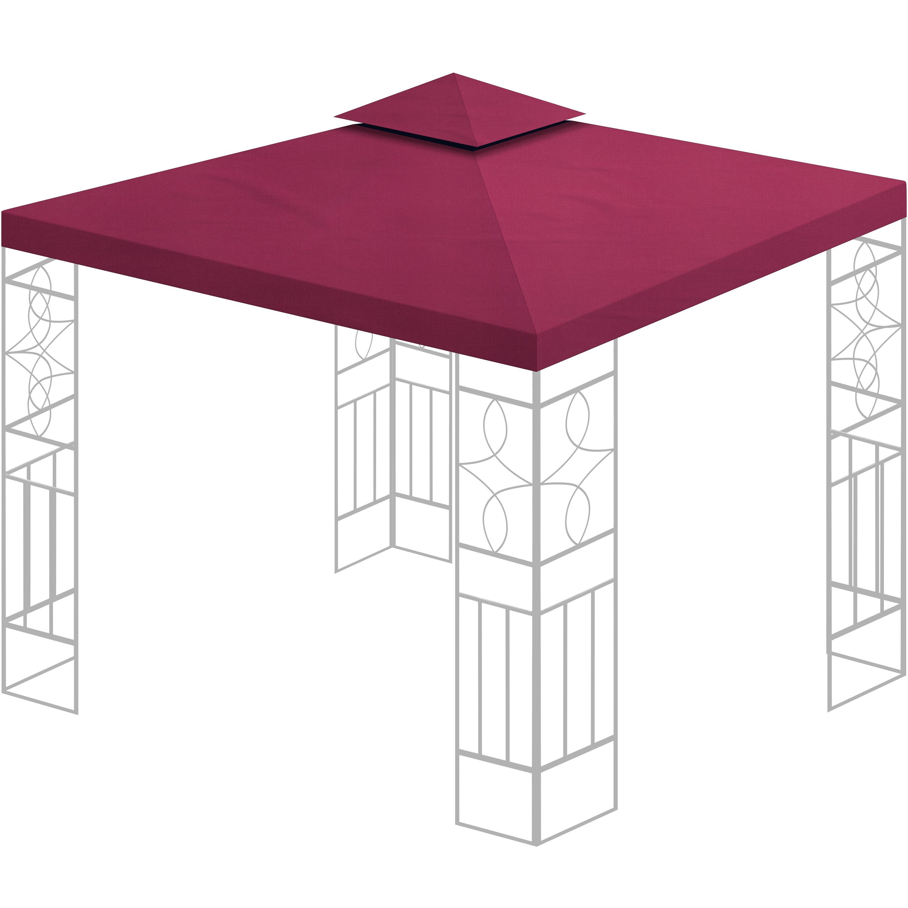 habeig Pavillon-Ersatzdach Pavillondach Ersatzdach 360g/m² PVC günstig online kaufen