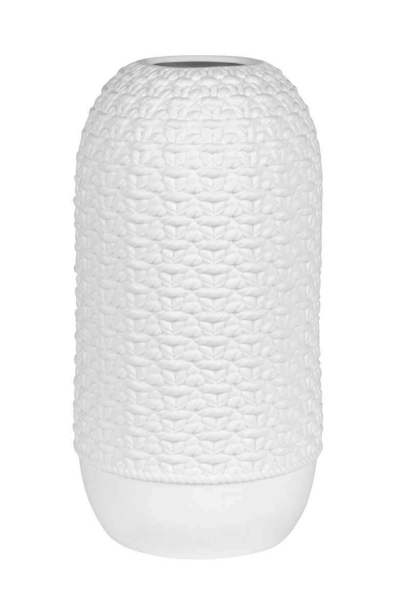 Räder Tischvase räder Vase Strick groß Porzellan weiß 0017214