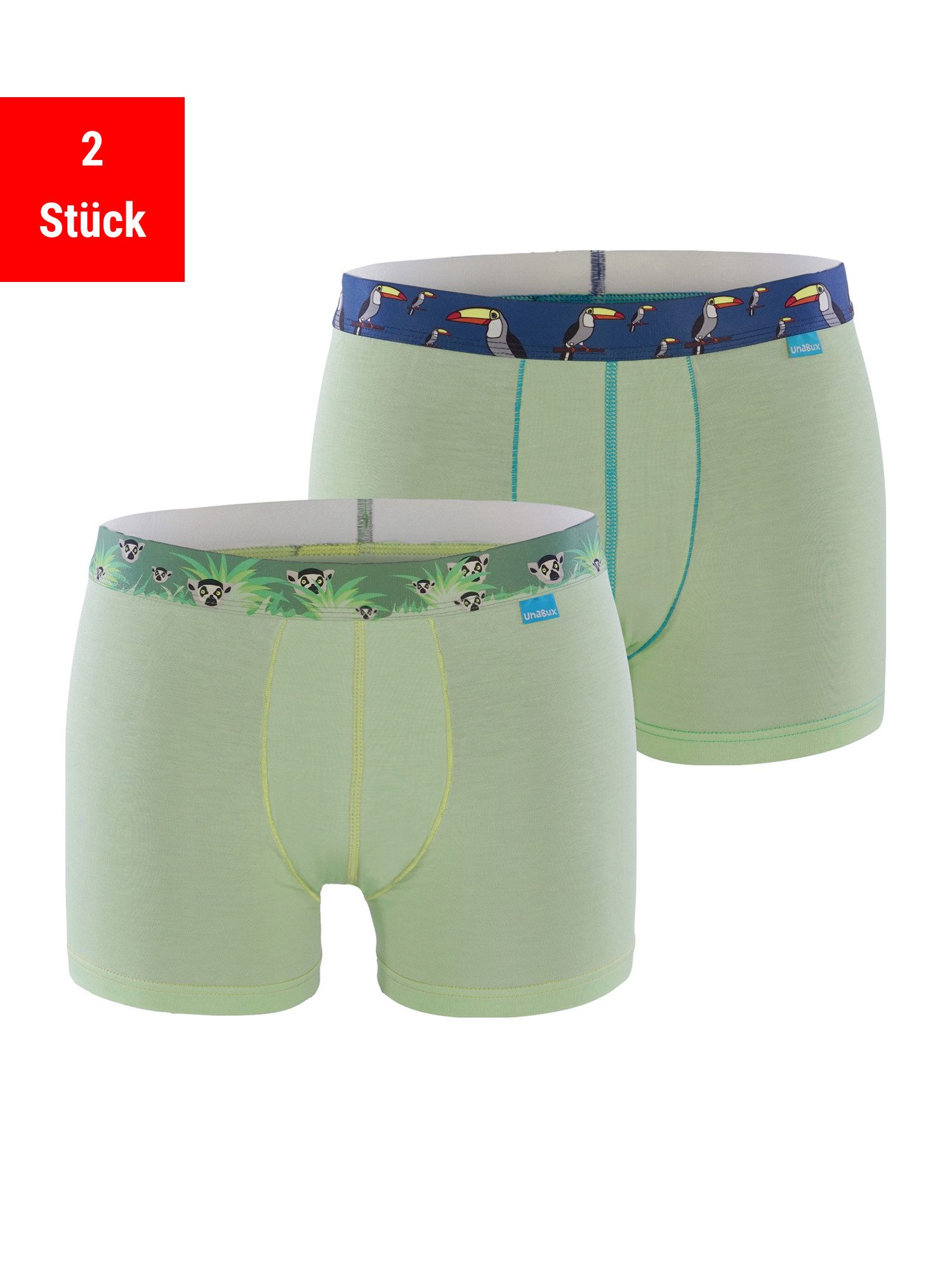 UnaBux Retro Pants Boxer Briefs TUCAN DANDY / FIVE FINGERS (2-St)