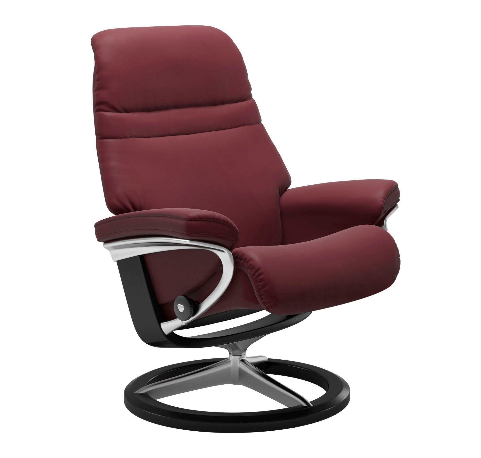 L, Base, Stressless® Signature mit Sunrise, Größe Gestell Relaxsessel Schwarz