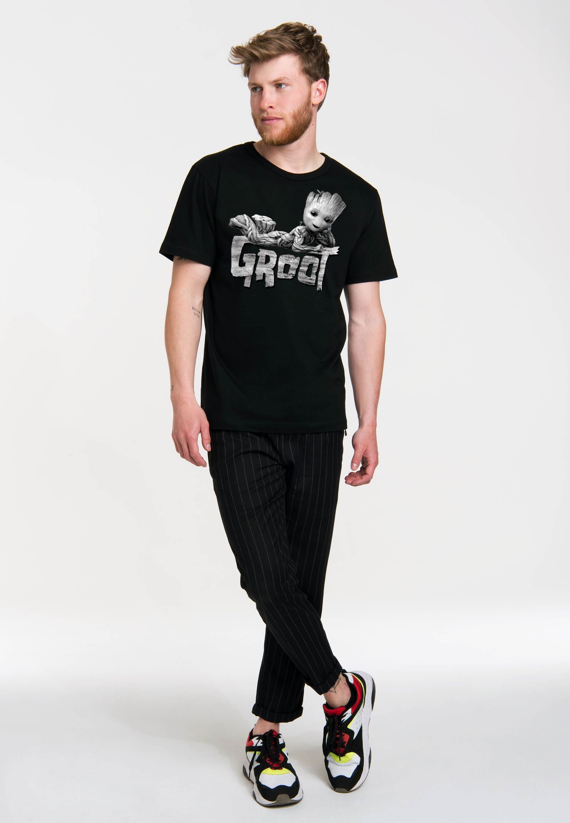 LOGOSHIRT T-Shirt Marvel - Groot mit coolem Print günstig online kaufen