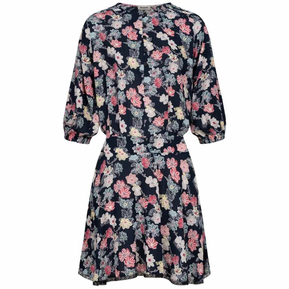 ZADIG & VOLTAIRE Minikleid Tunika-Kleid RASPALI PRINT FLOWERS aus Viskose