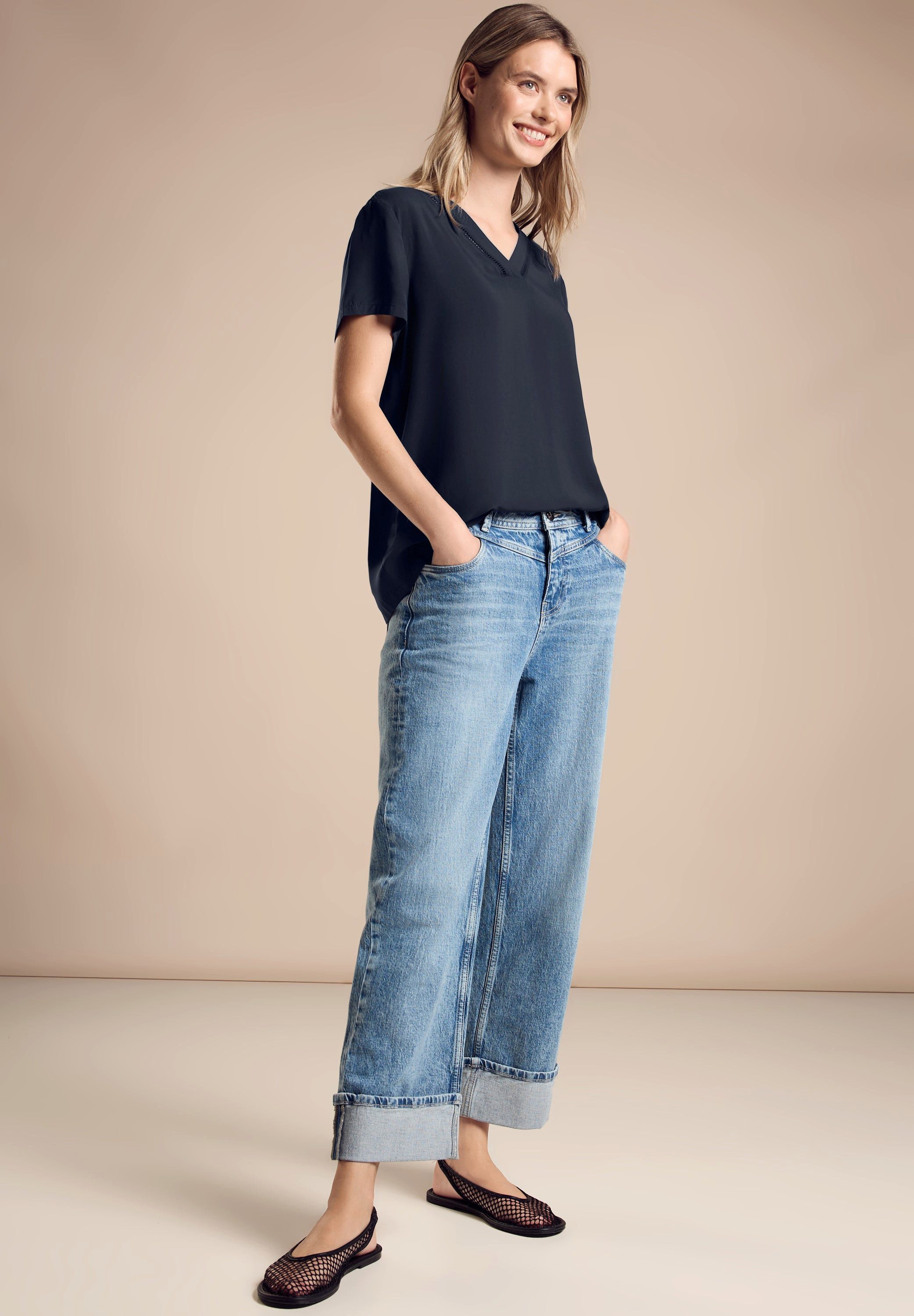 STREET ONE Blusenshirt Tunika Bluse mit günstig online kaufen