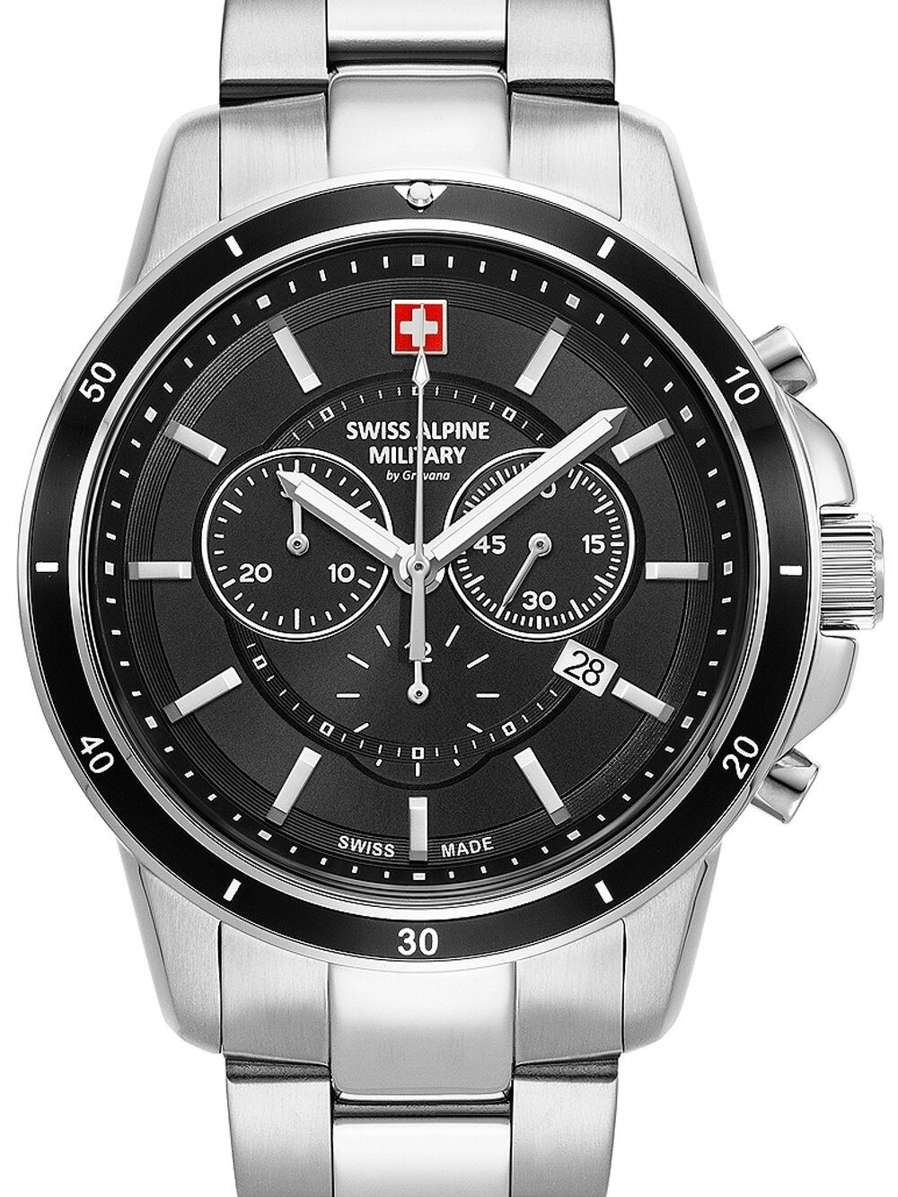 Swiss Alpine Military Chronograph Schweizer Alpen-Militärmodell 7089-9137