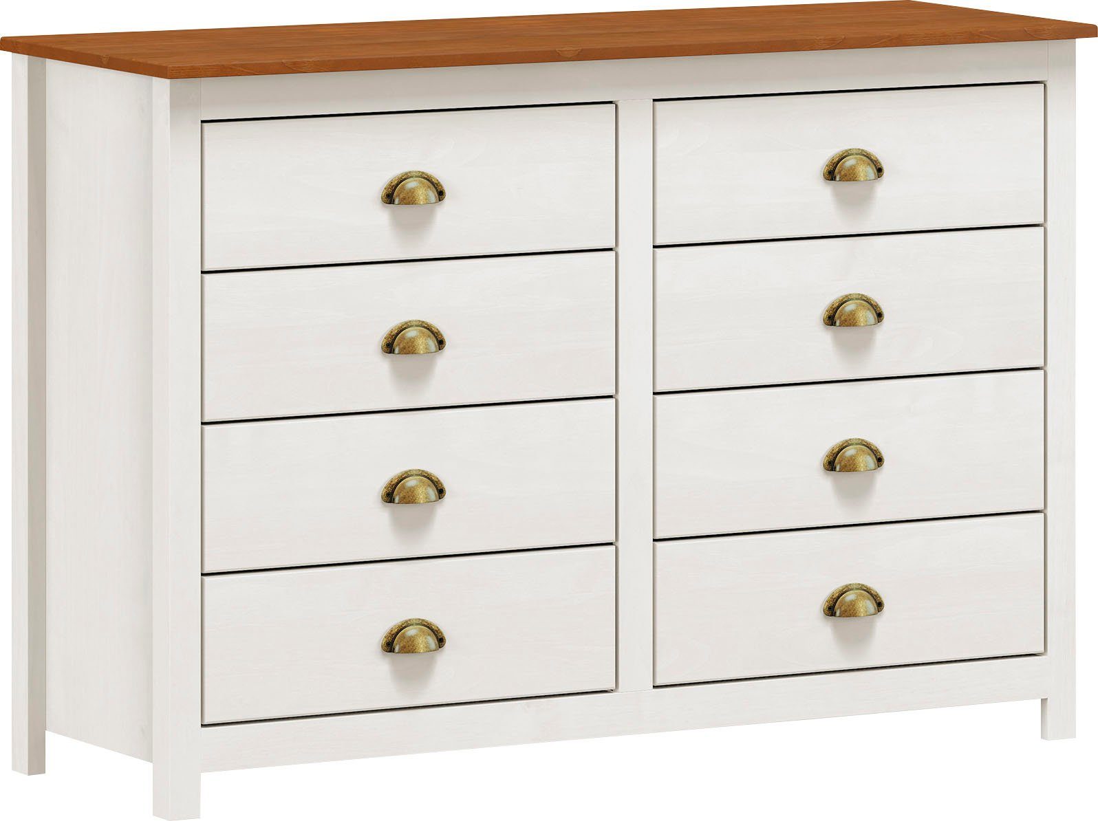 MÖBILIA Schubkastenkommode Salgen, im Landhaus-Stil