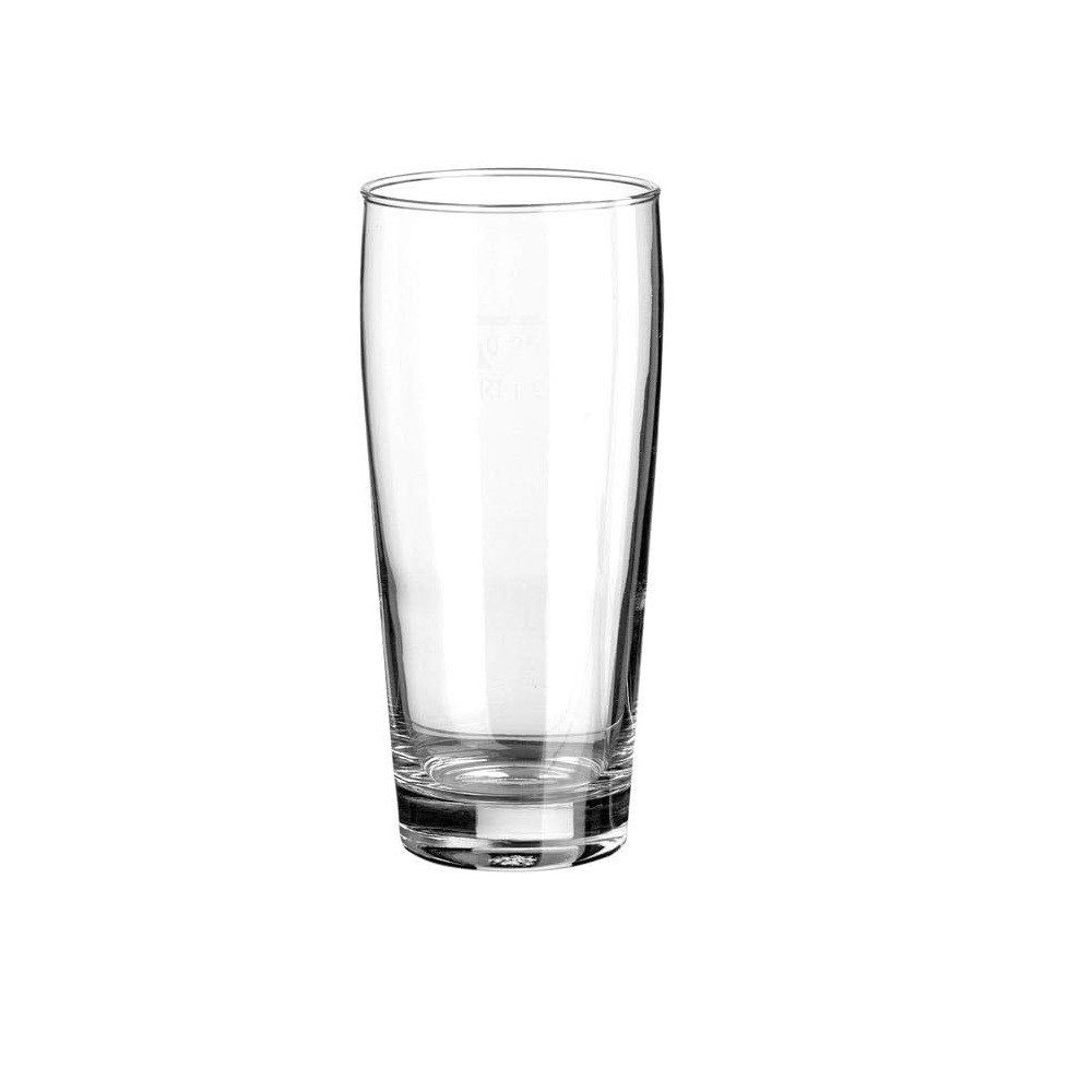 Arcoroc Bierglas Arcoroc Willi Becher 330 ml geeicht auf 250 m 12er Set, Glas