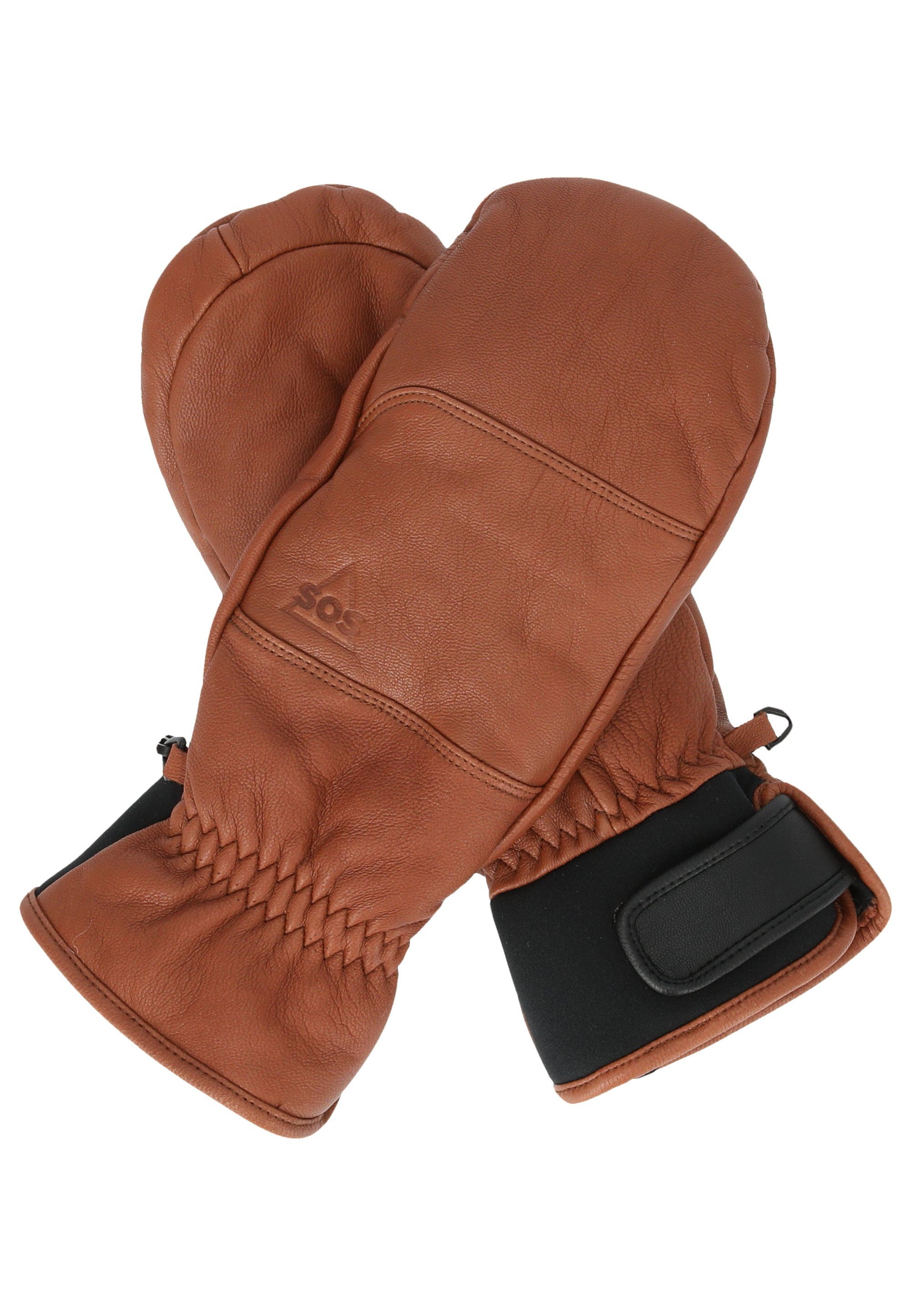 SOS Fäustlinge Stoneham aus echtem Leder günstig online kaufen