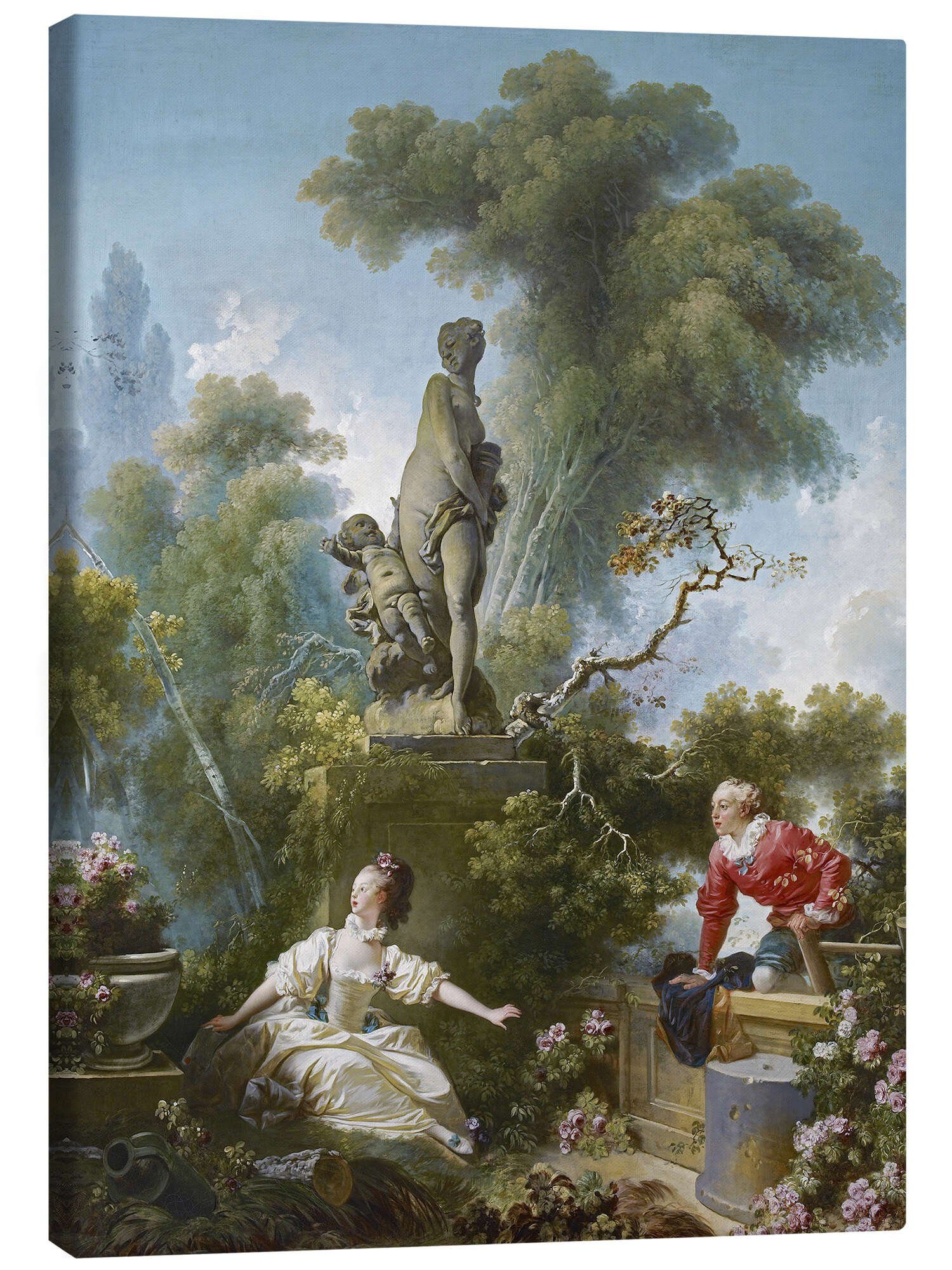Wandbild Der Fortschritt der Liebe: Die Verabredung
