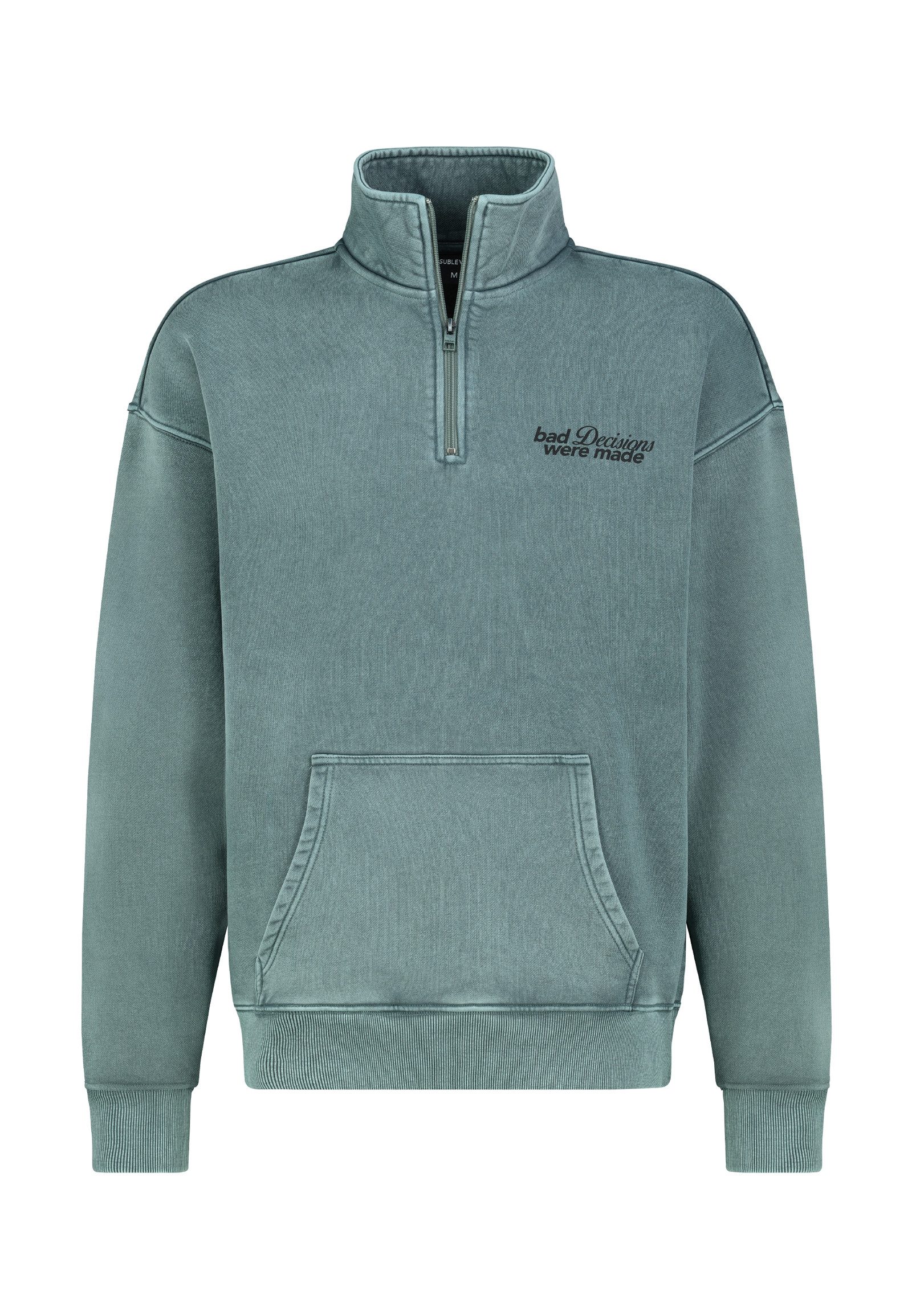 SUBLEVEL Sweatshirt Herren Pullover langarm mit Stehkragen Sweater, Sweatpu günstig online kaufen