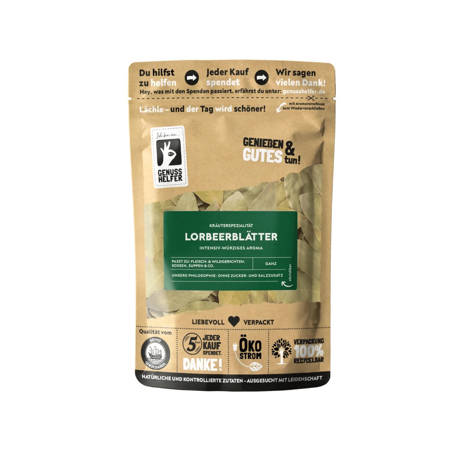 Bremer Gewürzhandel Gewürz Lorbeerblätter, ganz, 15 g