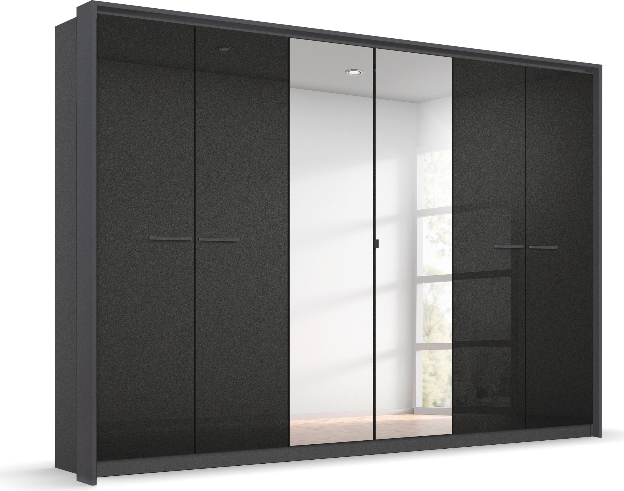 rauch Drehtürenschrank "Oteli", mit Mittelspiegel und Passepartout optional günstig online kaufen