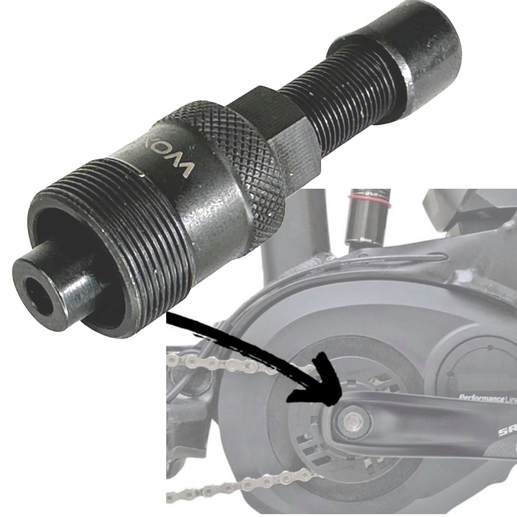 Voxom Fahrrad-Montageständer Fahrrad Tretkurbel Kurbelarm Abzieher WKL12 fü günstig online kaufen