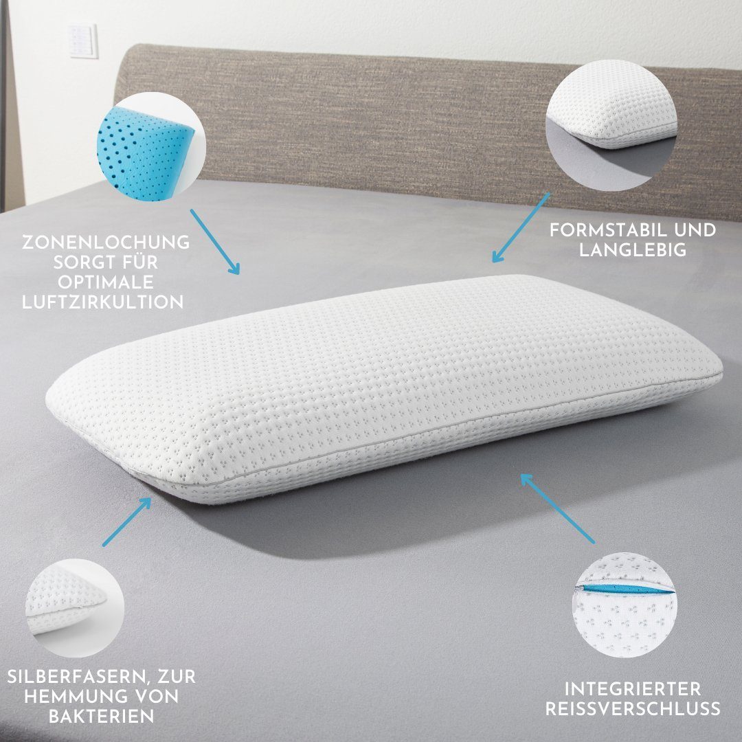 Genius Schlafkissen eazzzy Schaumkissen 40x80 cm, günstig online kaufen