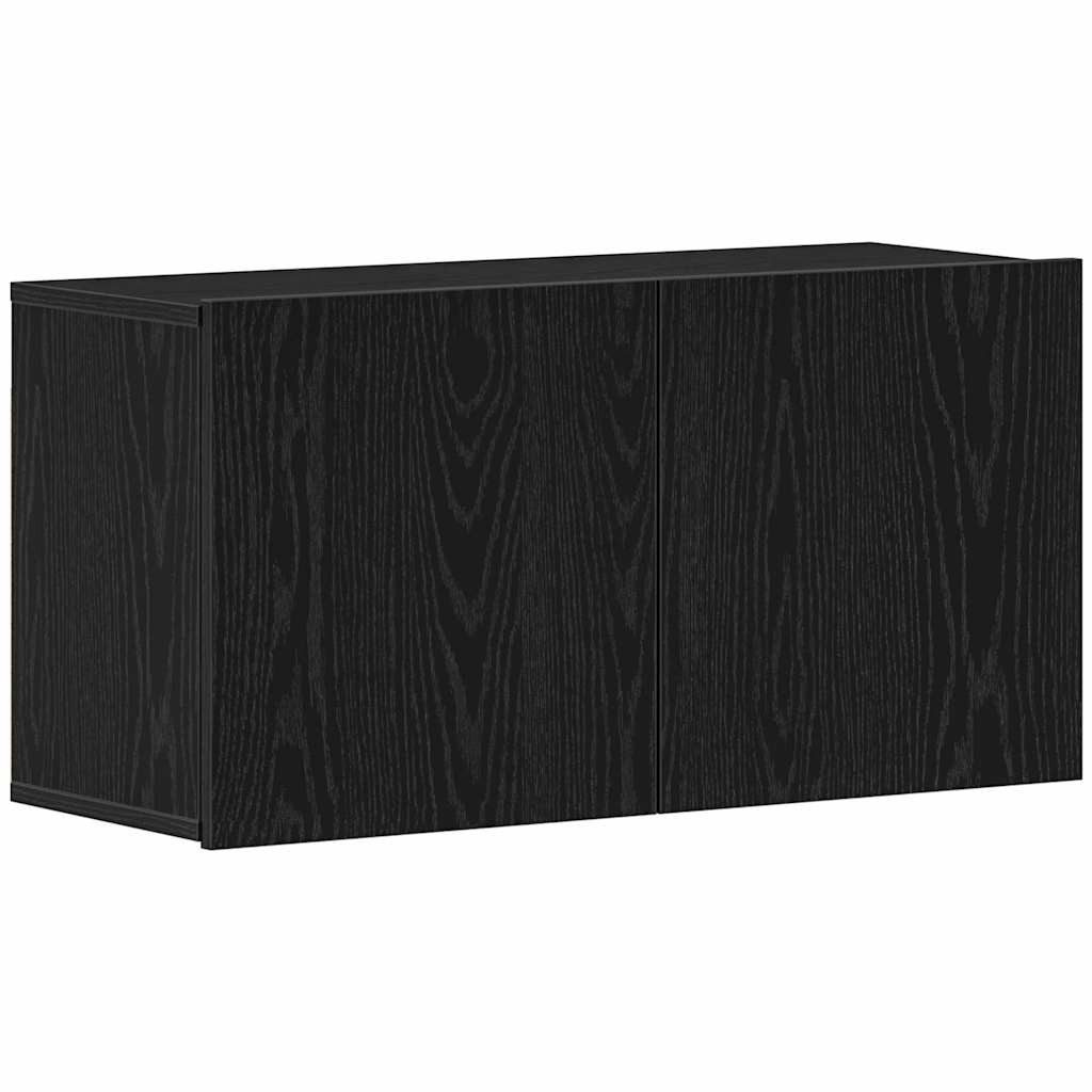 vidaXL Schuhschrank TV-Schrank Schwarze Eiche 80 günstig online kaufen