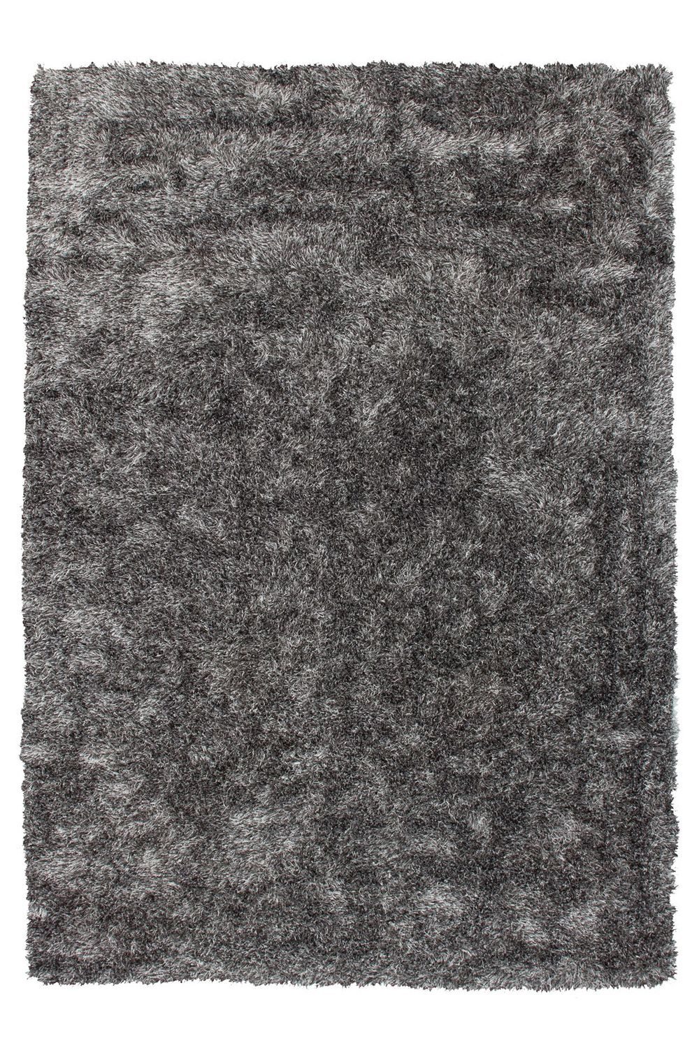Teppich Boss Hochflor-Teppich Hochflor Teppich Dominik 700 - Grau / Weiß, rechteckig, Höhe: 40 mm