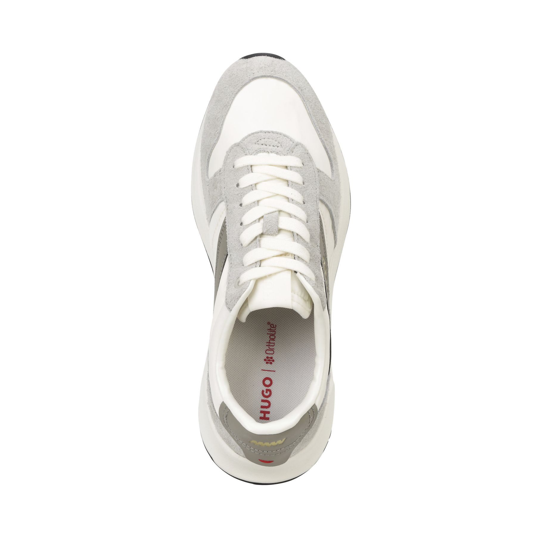 HUGO mit Veloursleder-Besatz und Logo-Details Sneaker (keine Angabe, 1-tlg)