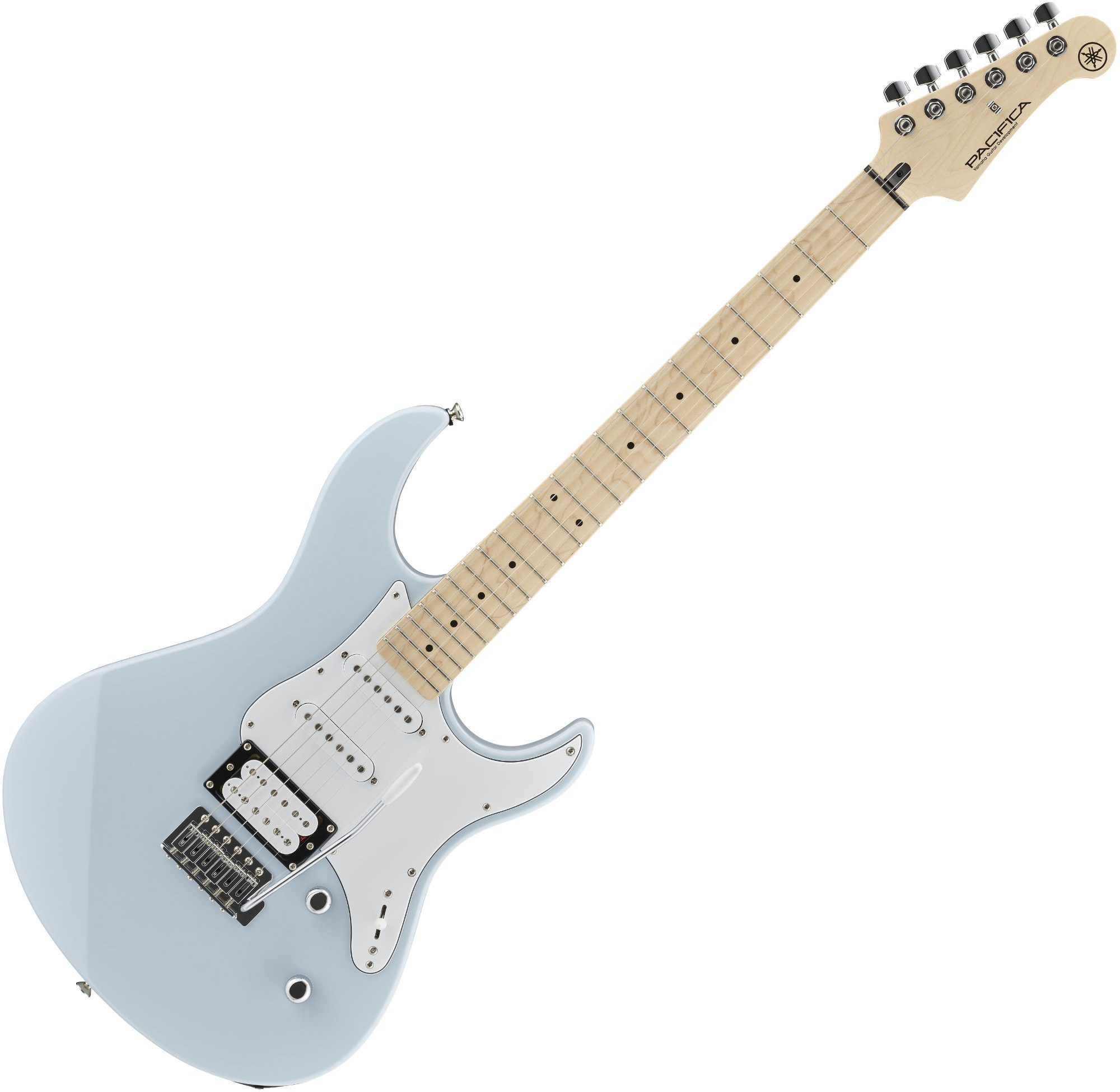 Yamaha E-Gitarre Yamaha Pacifica 112VM Ice Blue, ST, E-Gitarre mit Ahorn-Griffbrett und Alnico V-Tonabnehmern