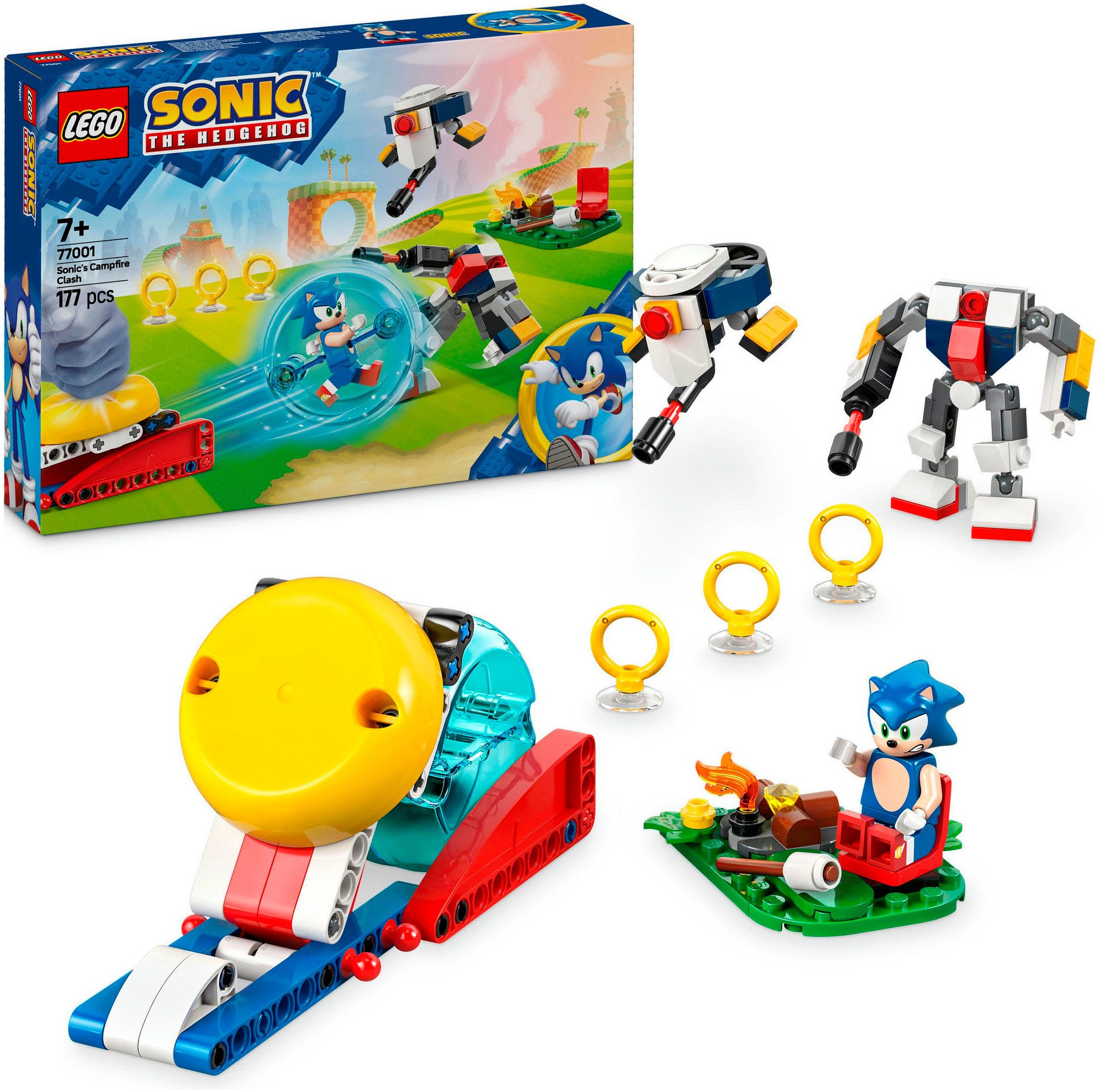 LEGO® Sonics Showdown am Lagerfeuer (77001), LEGO Sonic Konstruktionsspiels günstig online kaufen