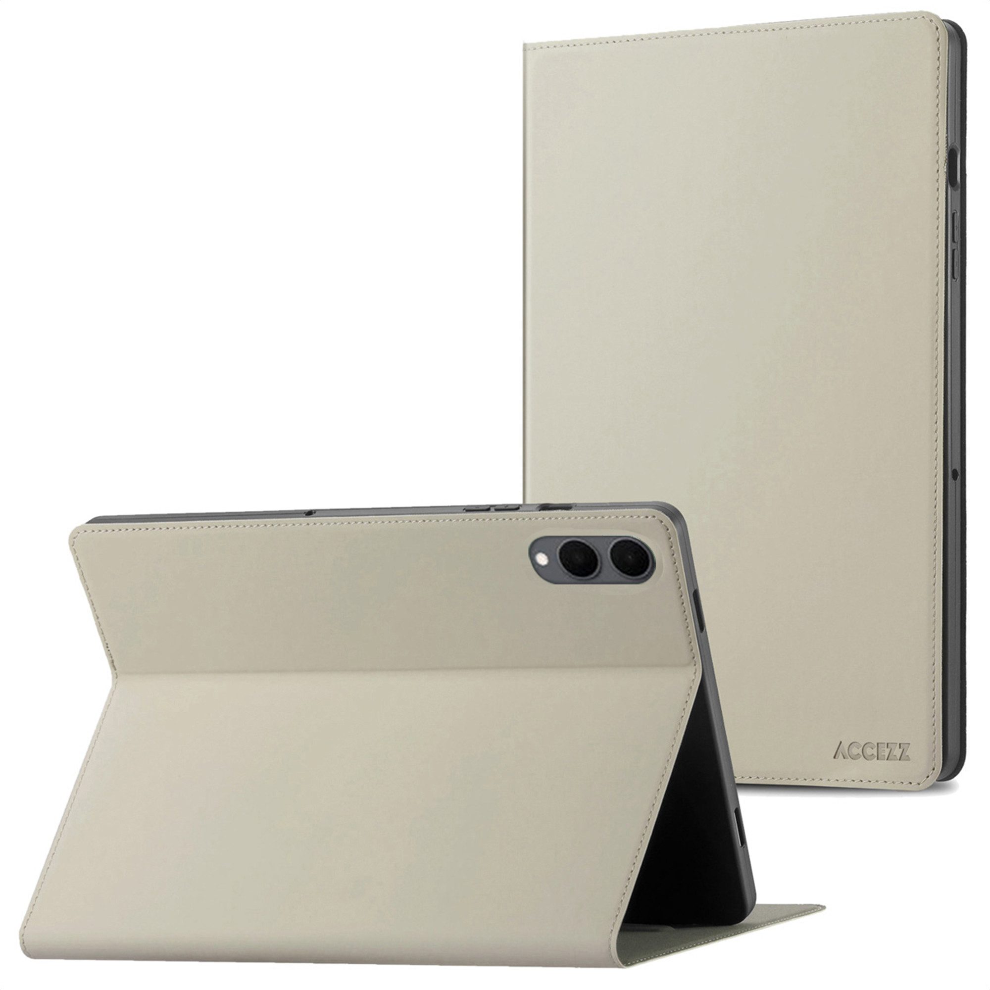 Accezz Tablet-Mappe Accezz Classic Klapphülle Samsung Galaxy Tab S11 Ultra - Greige