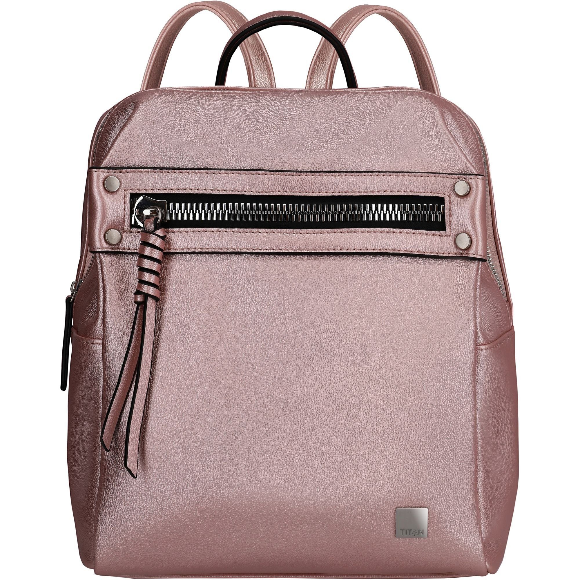 TITAN® Rucksack Spotlight Zip, Polyurethan pink