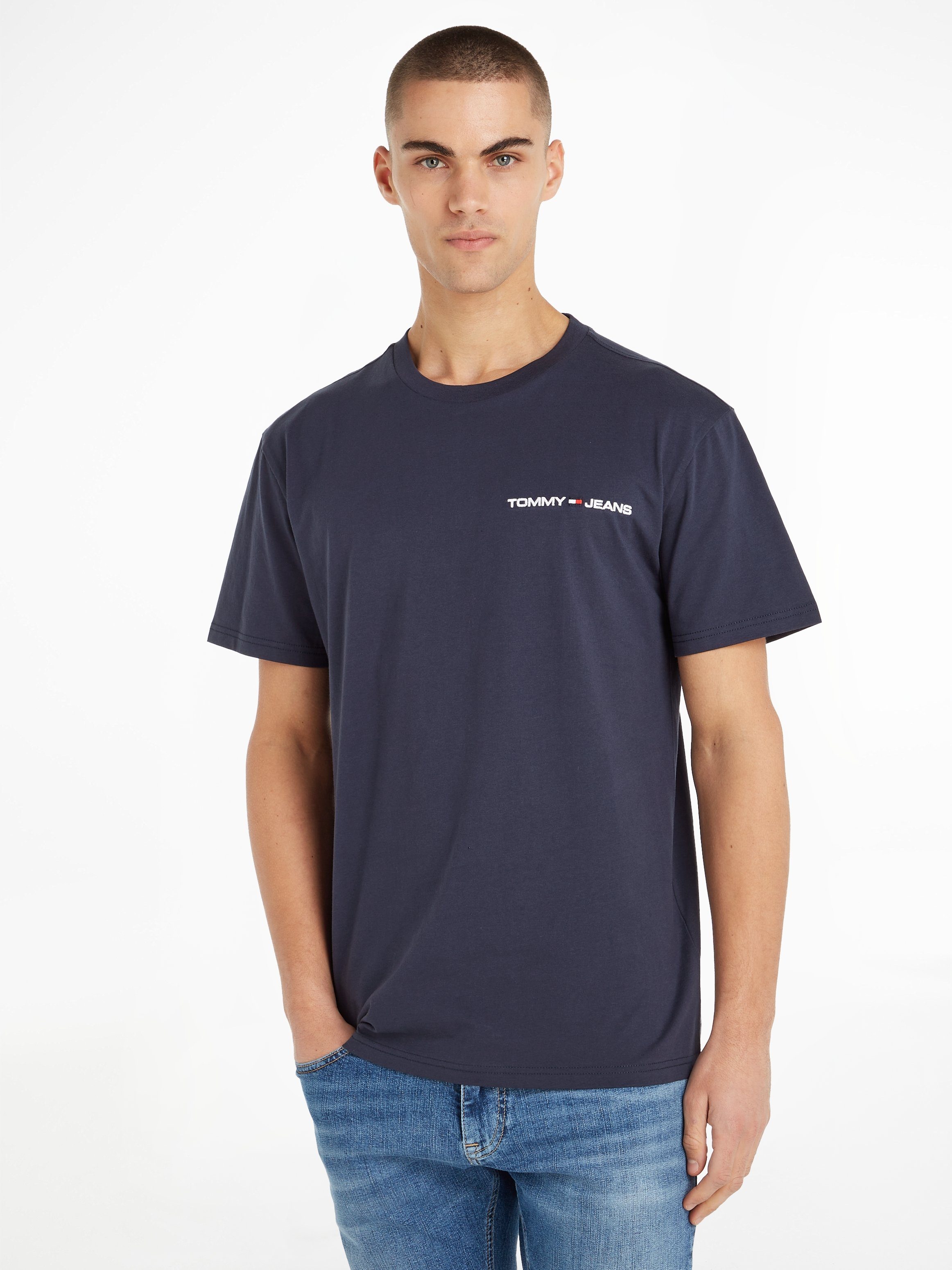 Tommy Jeans T-Shirt TJM CLSC LINEAR CHEST TEE Twilight Navy