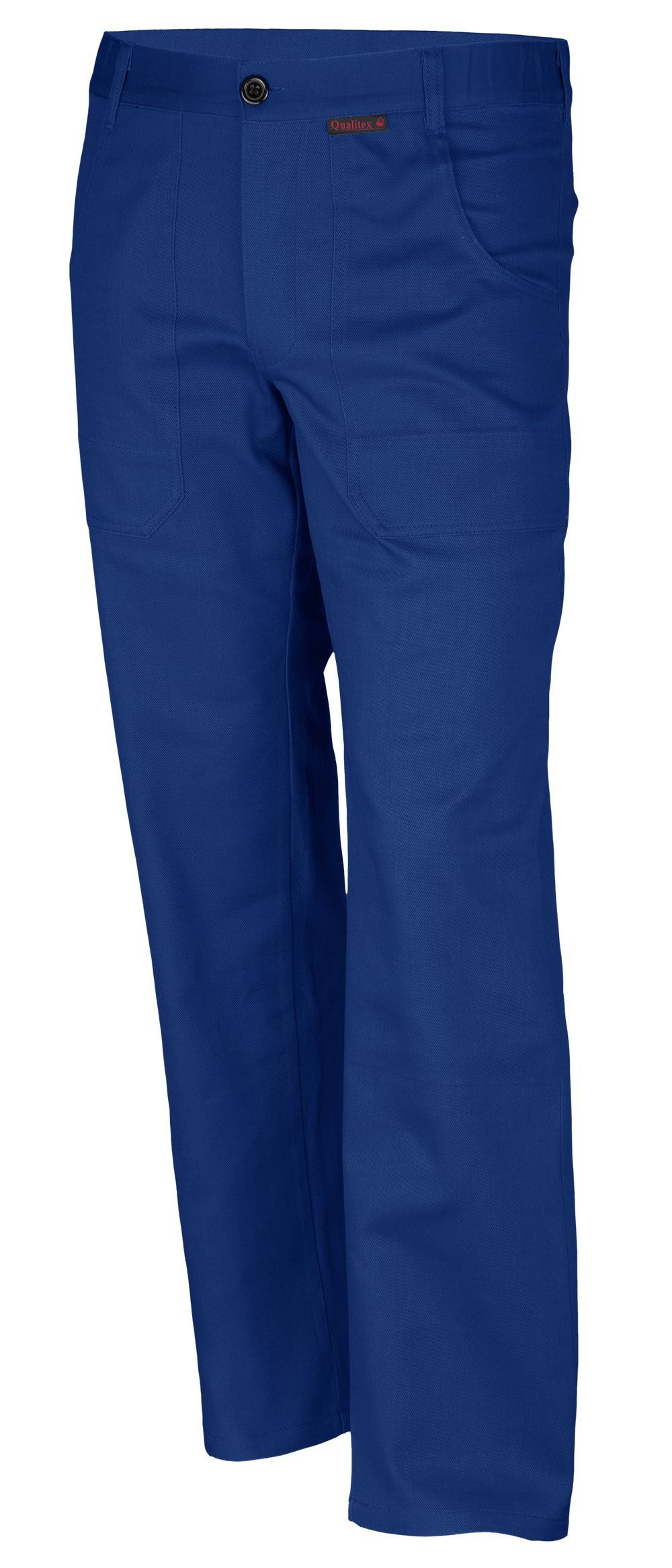 Qualitex Workwear Arbeitsbundhose classical Arbeitshose - BW 270 g - mit 4 Taschen aus reiner Baumwolle (1-tlg) klassische Werkstatthose - Waschbar - Strapazierfähig - Pflegeleicht