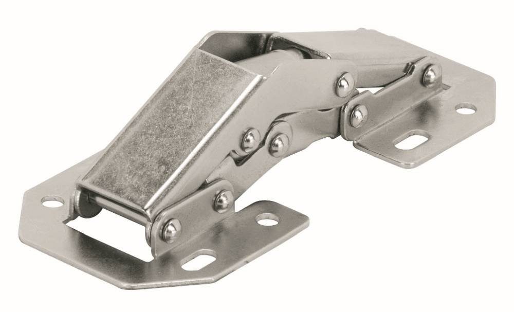 Möbelbeschlag Hettich Aufschraubscharnier mit Feder 104 x 44 mm